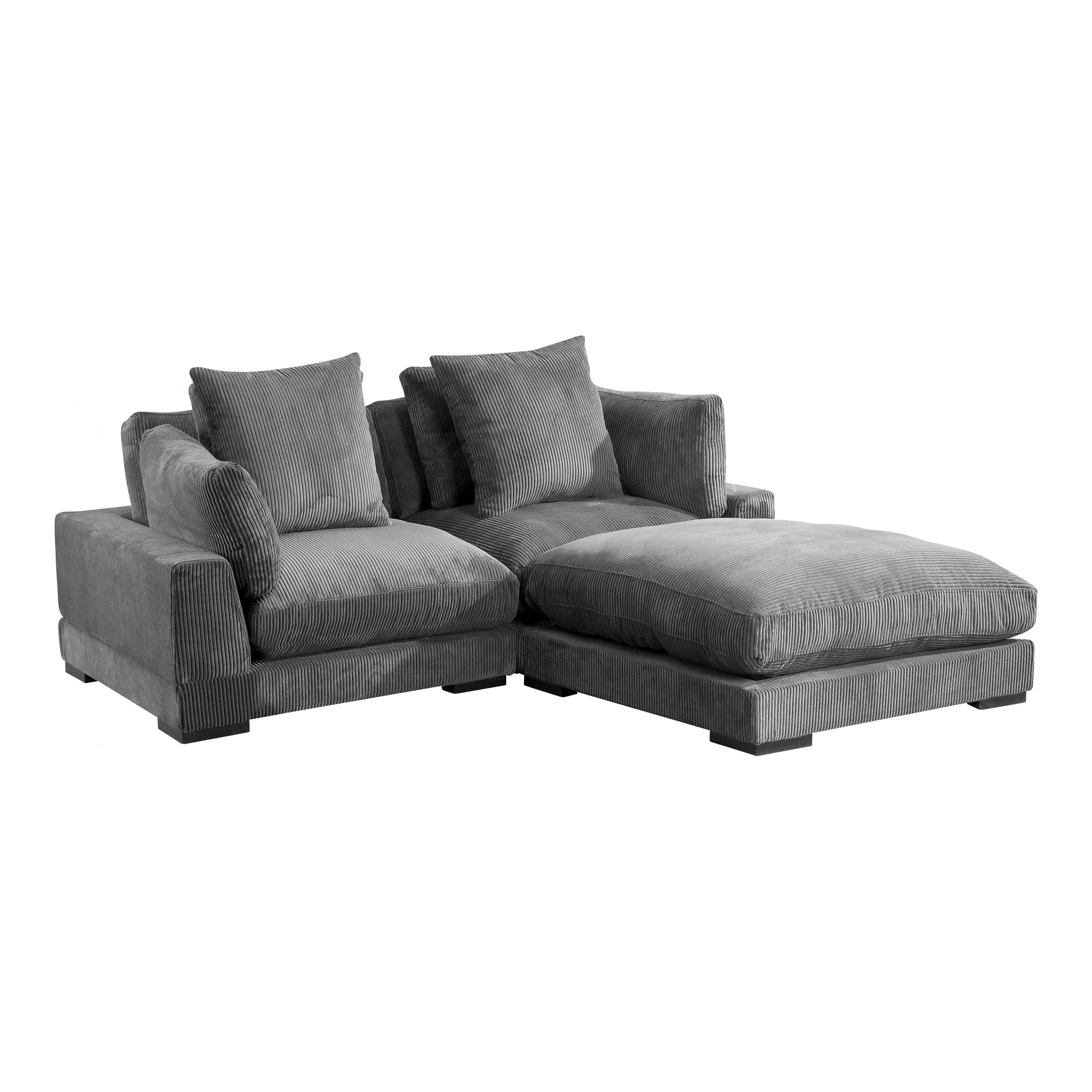 Moe’s Home Collection Tumble Grey Nook Modular Sectional