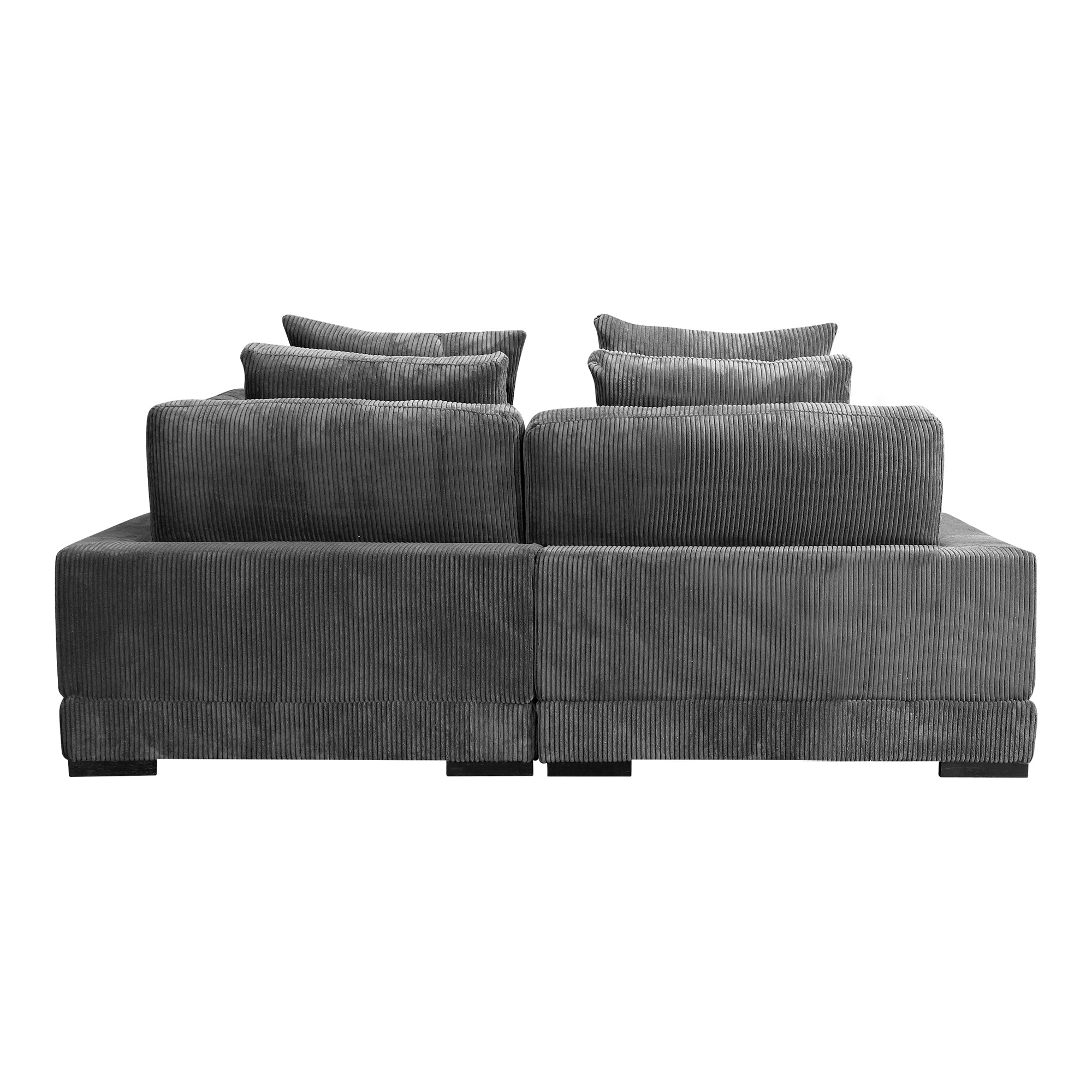 Moe's Home Collection Tumble Grey Nook Modular Sectional - Image 3
