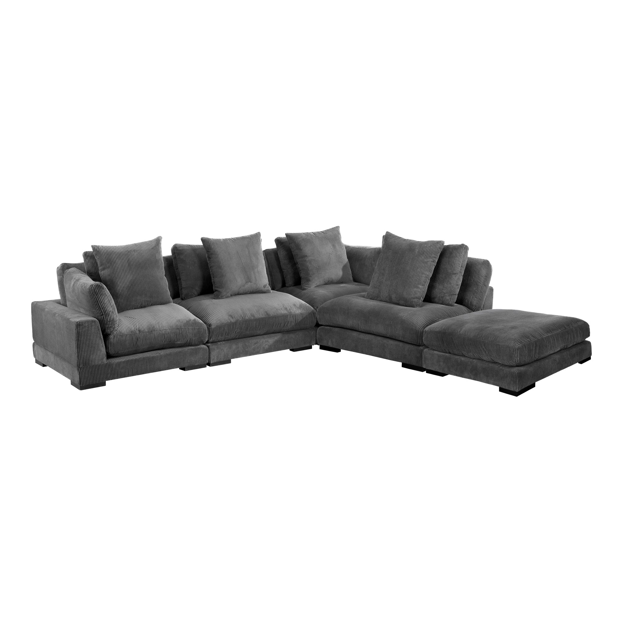 Moe's Home Collection Tumble Grey Dream Modular Sectional - Image 2