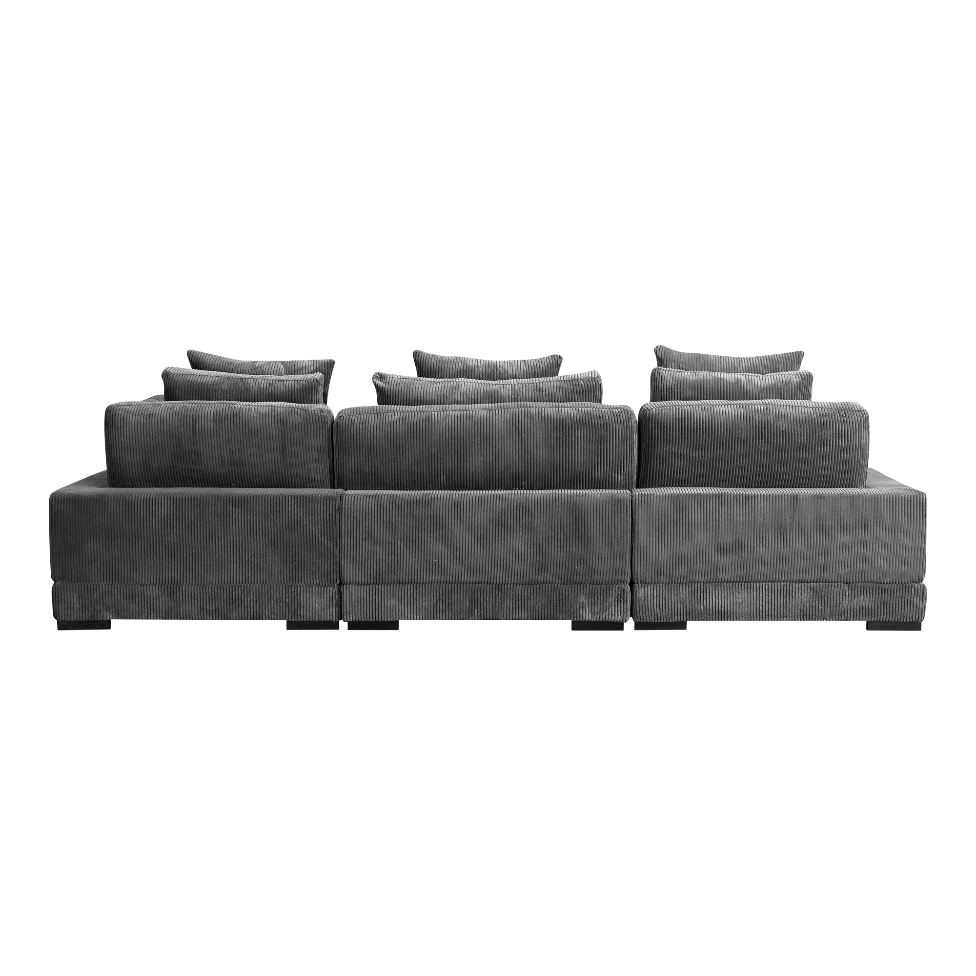 Moe's Home Collection Tumble Grey Dream Modular Sectional - Image 3
