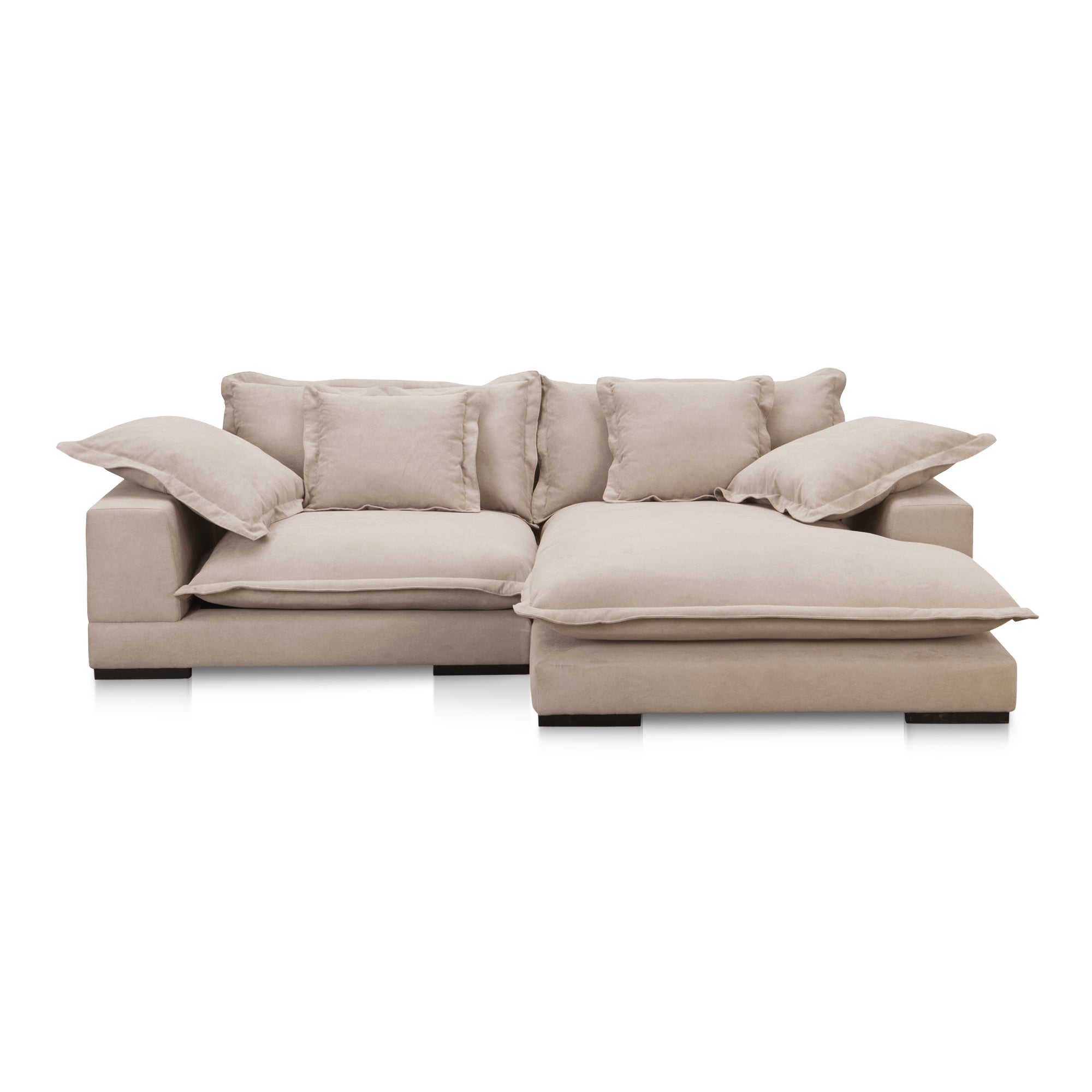 Moe's Home Collection Daydream Sectional ~ Beige Performance Fabric - Image 2