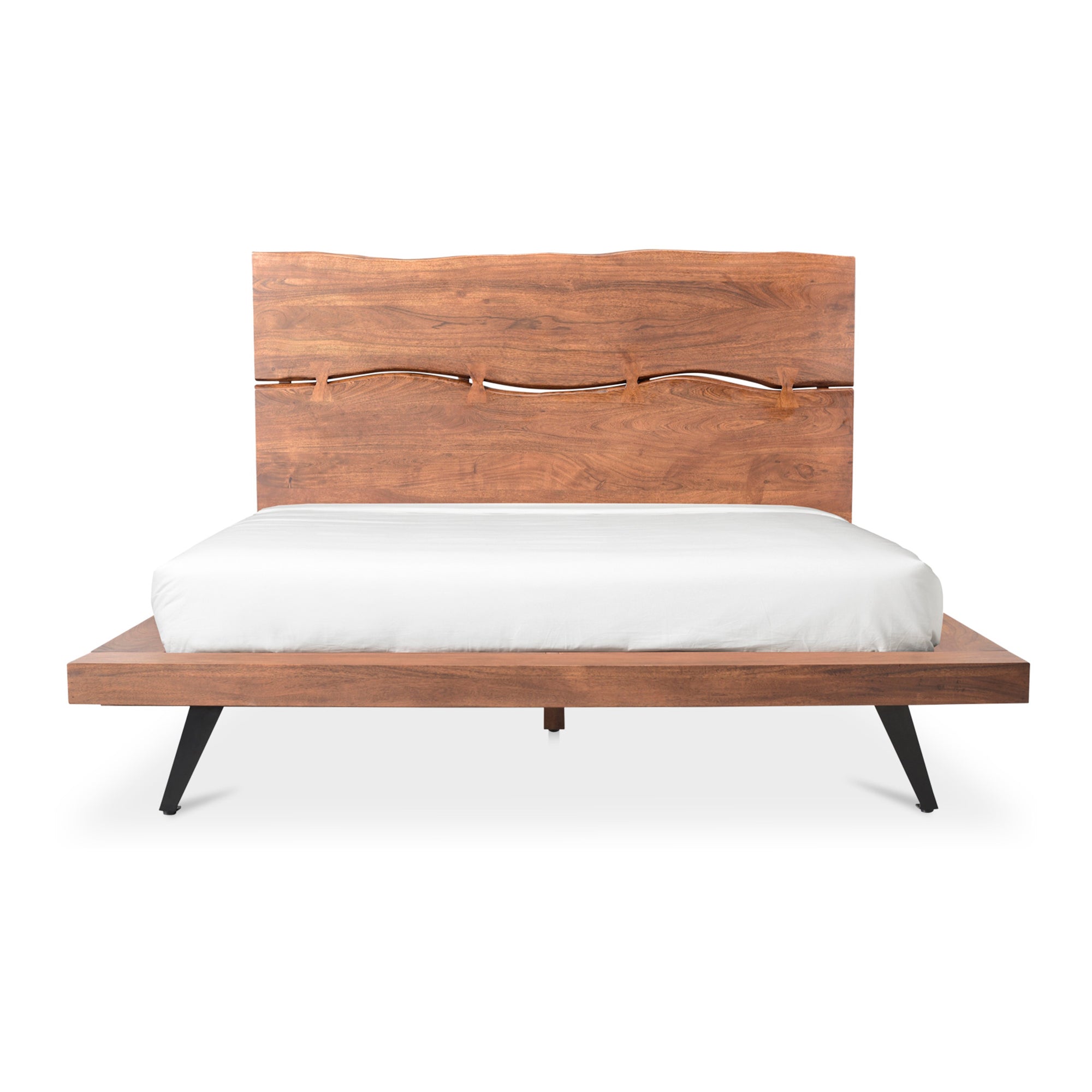 Moe's Home Collection Madagascar Brown Platform King Size Bed - Image 3