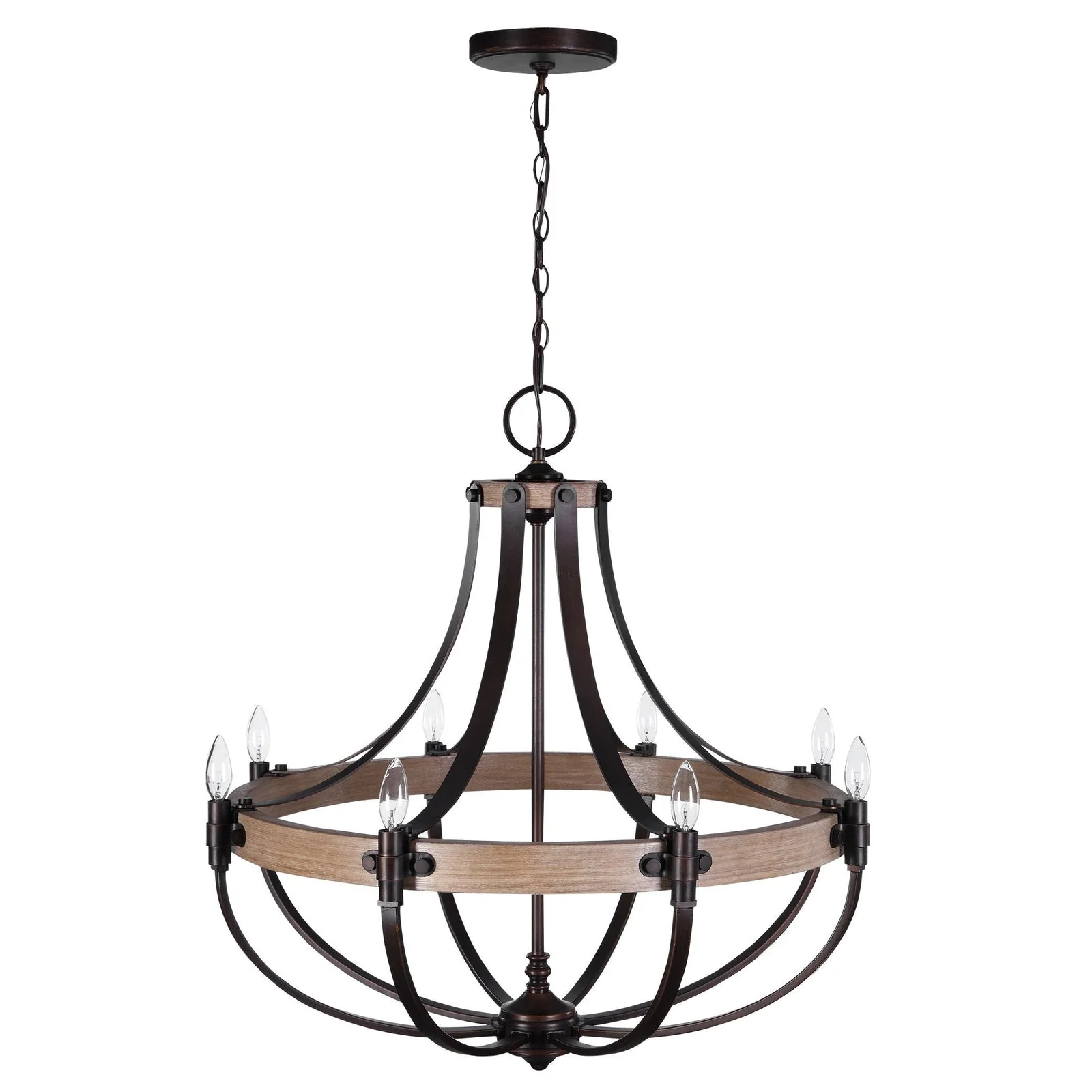 Uttermost Dubois 8 Light Chandelier - Image 3