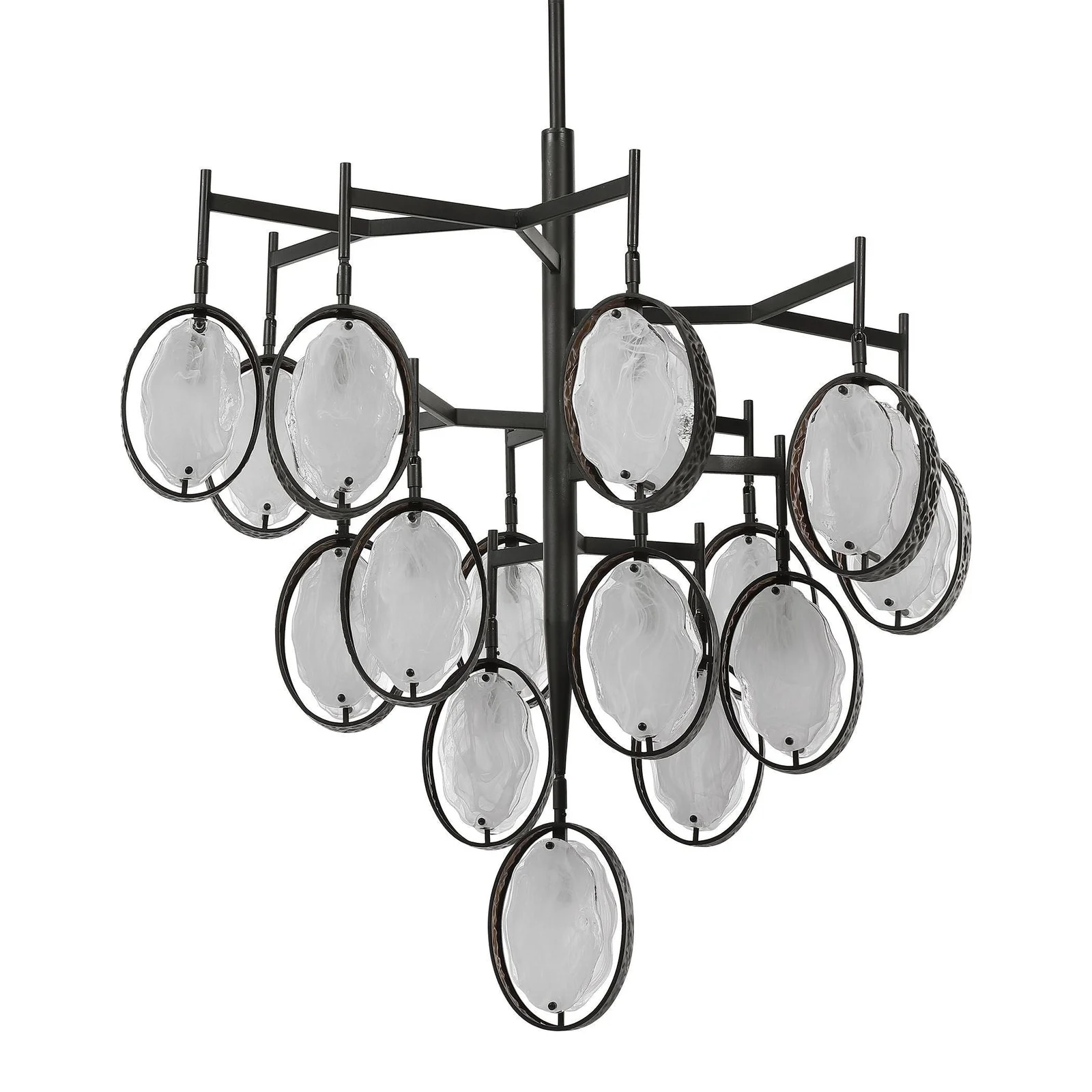 Uttermost Maxin 15 Light Large Bronze Chandelier - Image 2