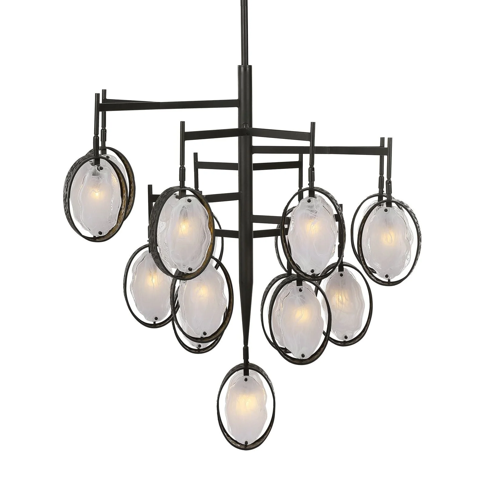 Uttermost Maxin 15 Light Large Bronze Chandelier - Image 3