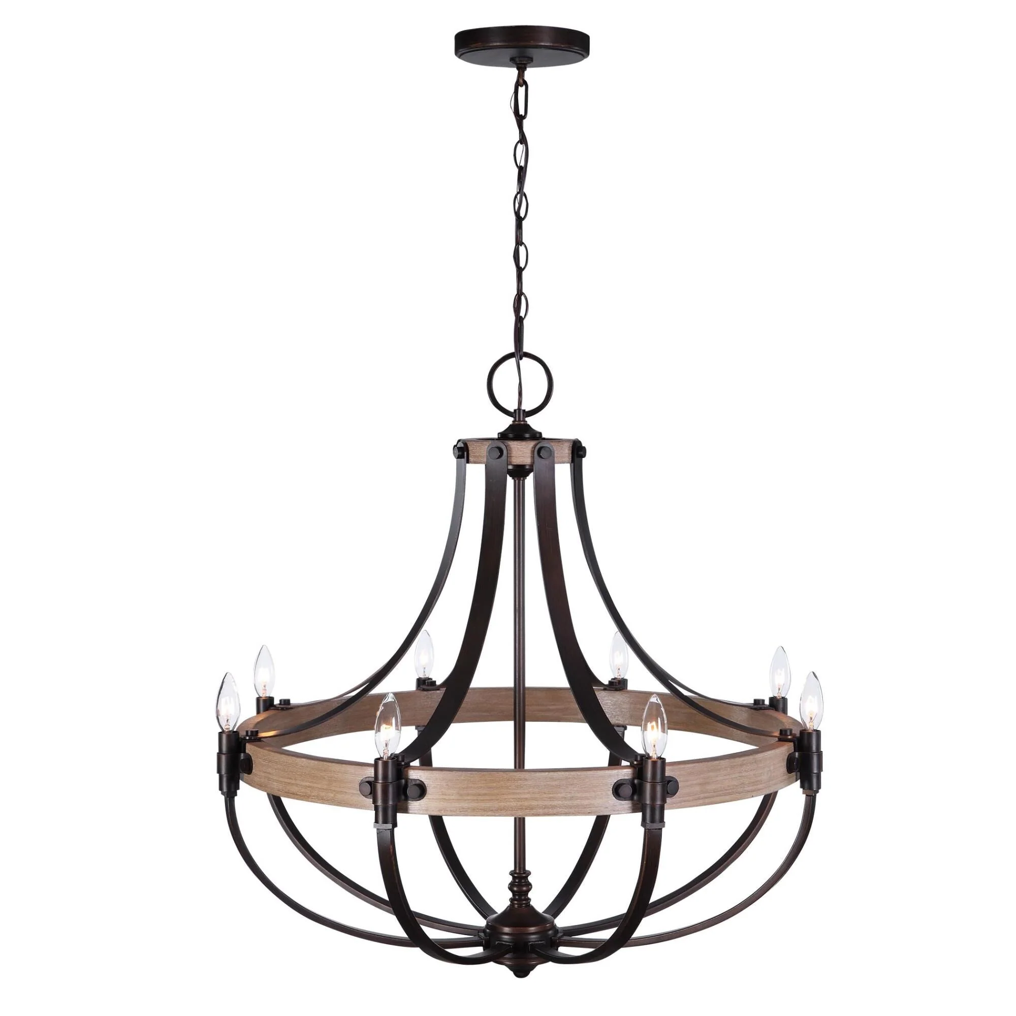 Uttermost Kalizma Home Dubois 32 Inch 8 Light Chandelier Cp407747 - Image 2