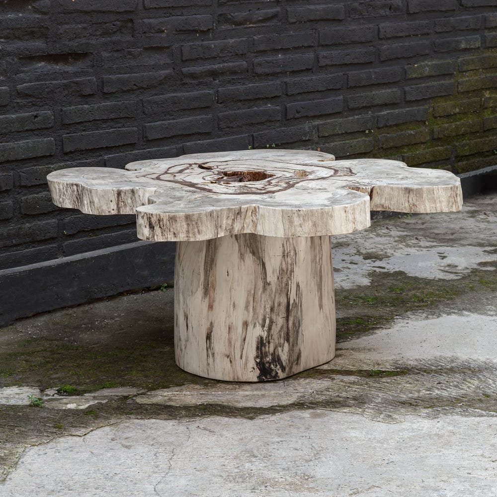 Uttermost Anzalone Bleached Wood Coffee Table - Image 1