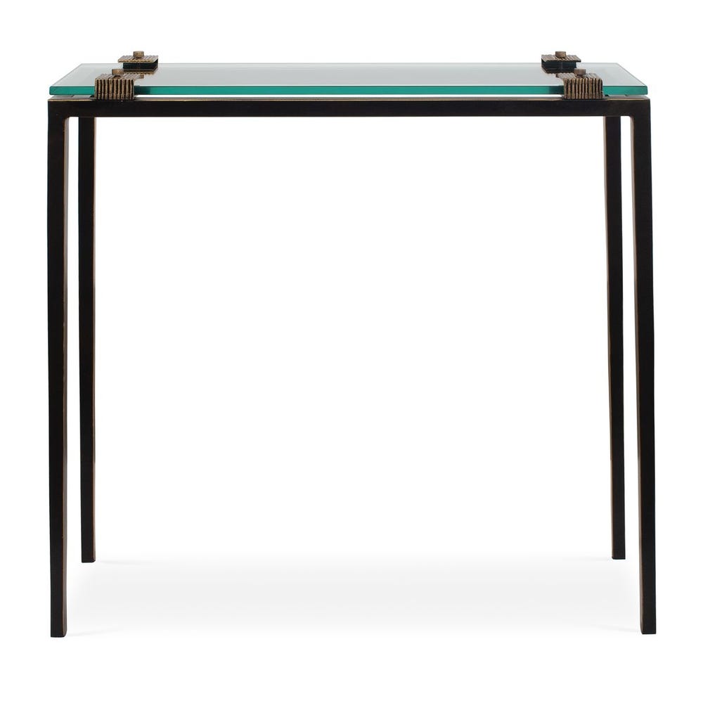 Uttermost Averona Elegant Iron Framed Accent Table - Image 1