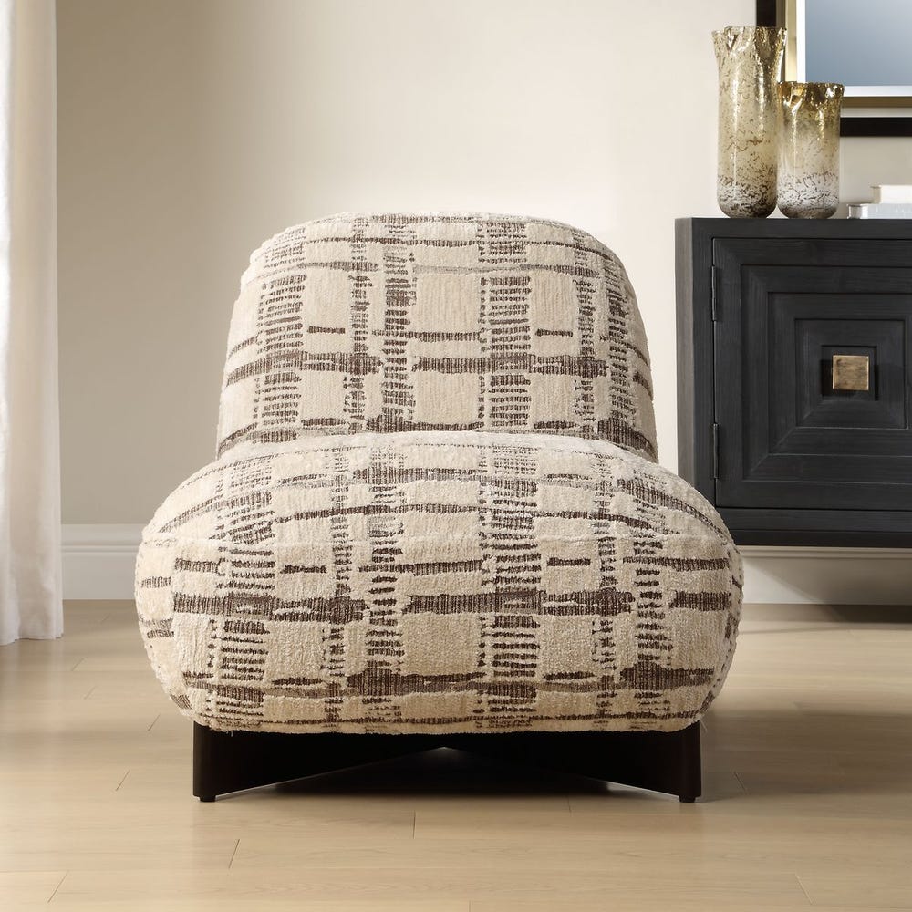 Uttermost Evans Modern Armless Accent Chair - Image 1