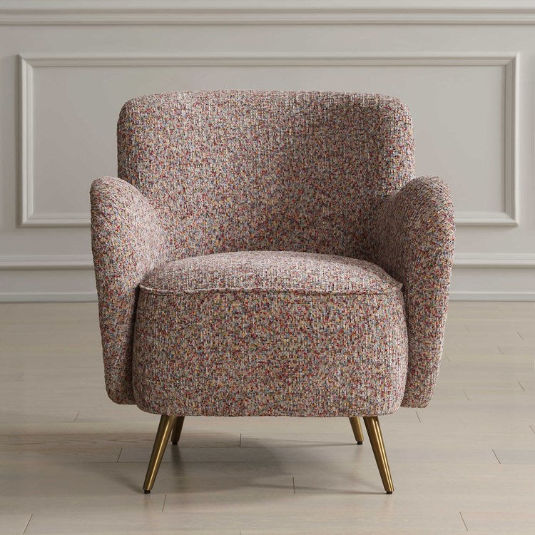 Uttermost Gemstone Textured Chenille Accent Chair - Image 1