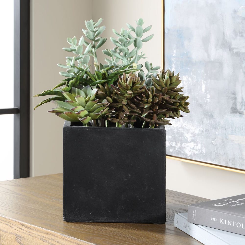 Uttermost Greystone Succulent ~ Indoor And Outdoor Use - Image 1
