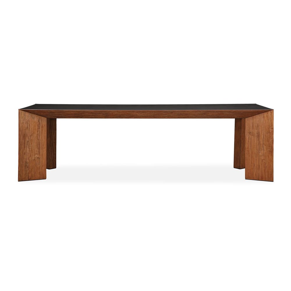 Uttermost Kelvin Sleek Concrete Tabletop Dining Table - Image 1