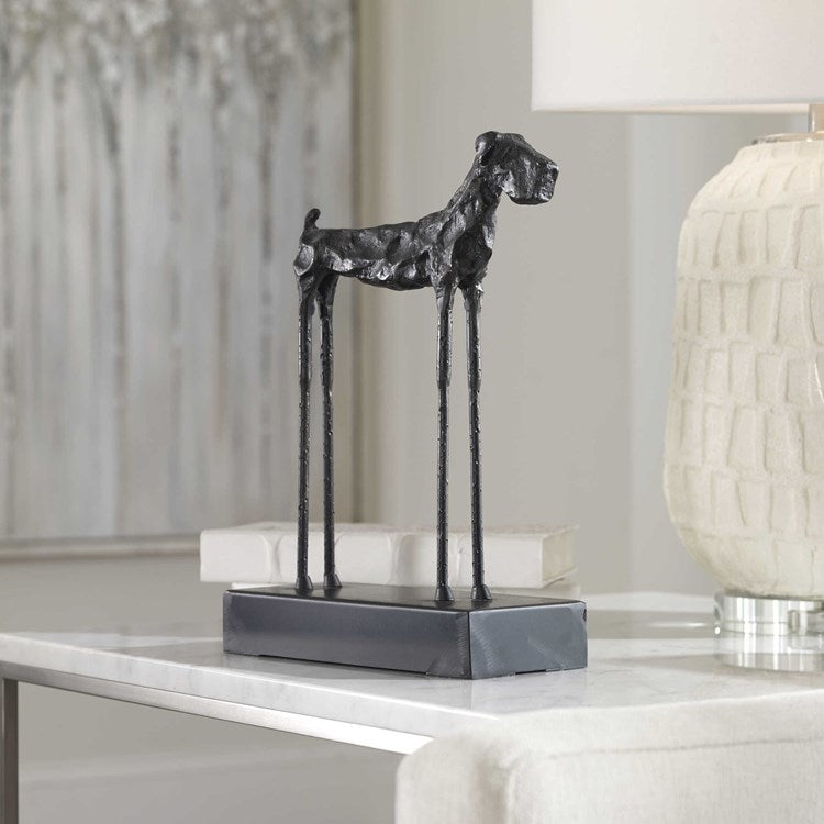 Uttermost Maximus Cast Iron Dog Figurine - Image 1