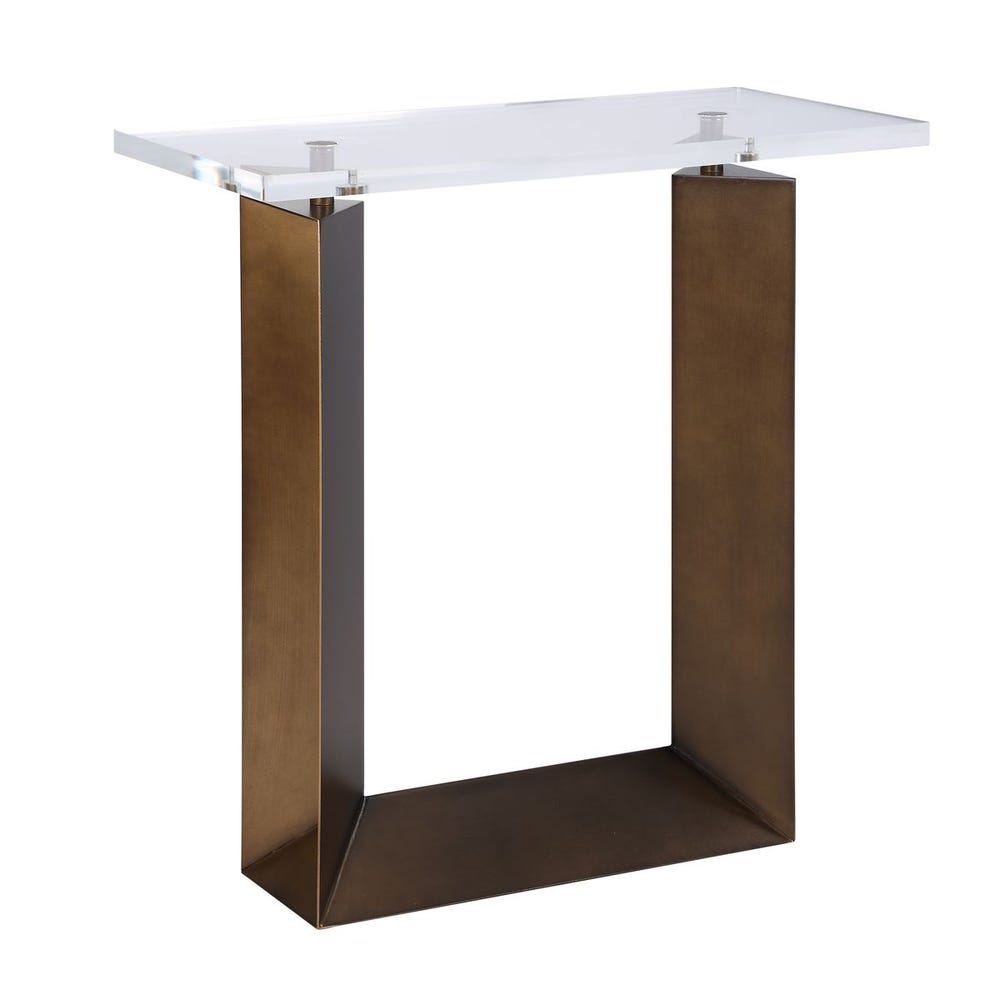 Uttermost McElroy Bronzed Finish Side Table