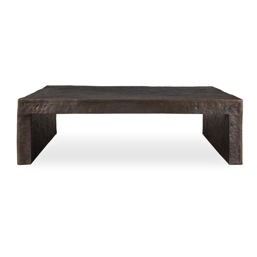 Uttermost Obra Dark Bronze Finish Outdoor Coffee Table - Image 1