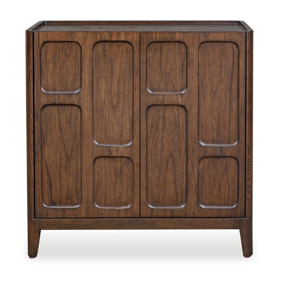 Uttermost On The Block Mahogany 2 Door Cabinet