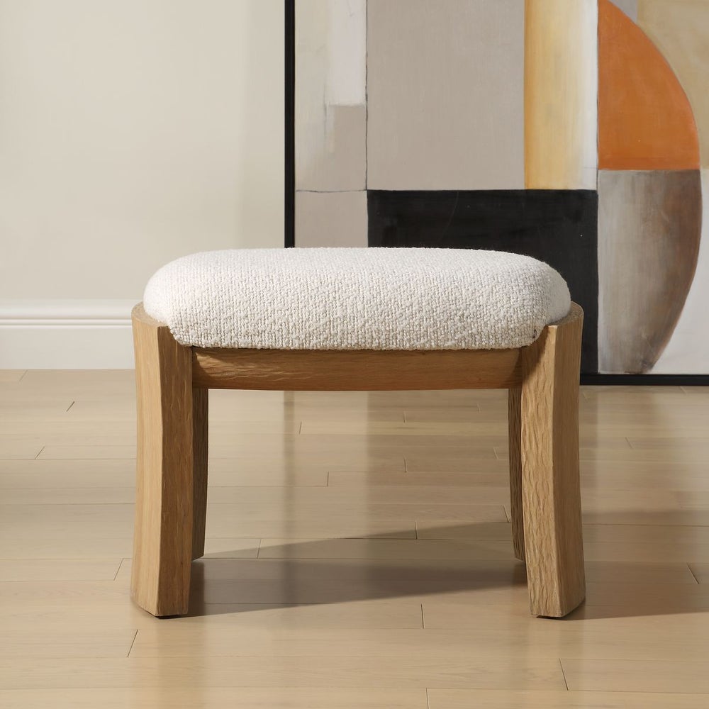 Uttermost Port Small Modern Upholstered Bench - Image 1