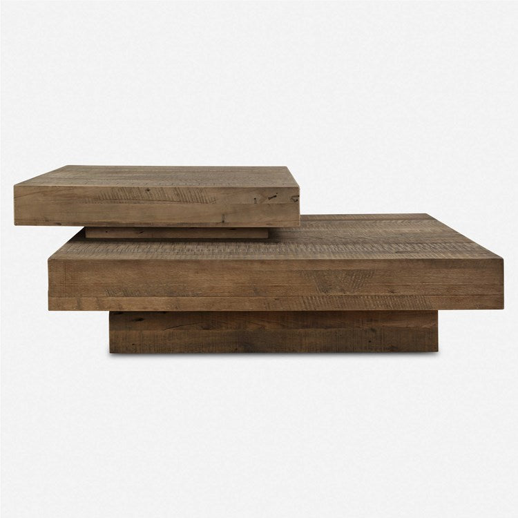 Uttermost Rustic Planes Reclaimed Wood Coffee Table - Image 2