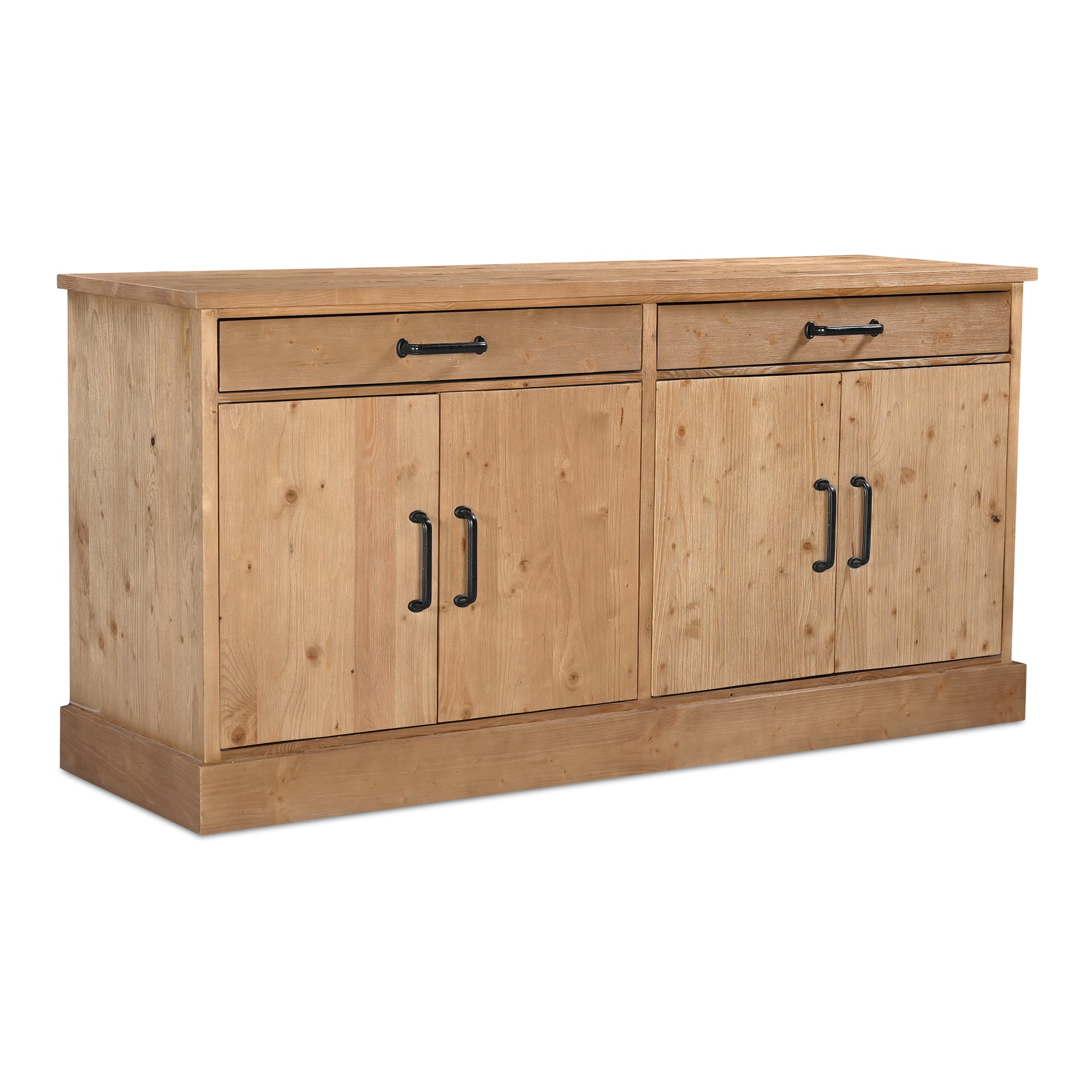 Moe's Home Collection Tade Brown 2 Drawer Sideboard - Image 2