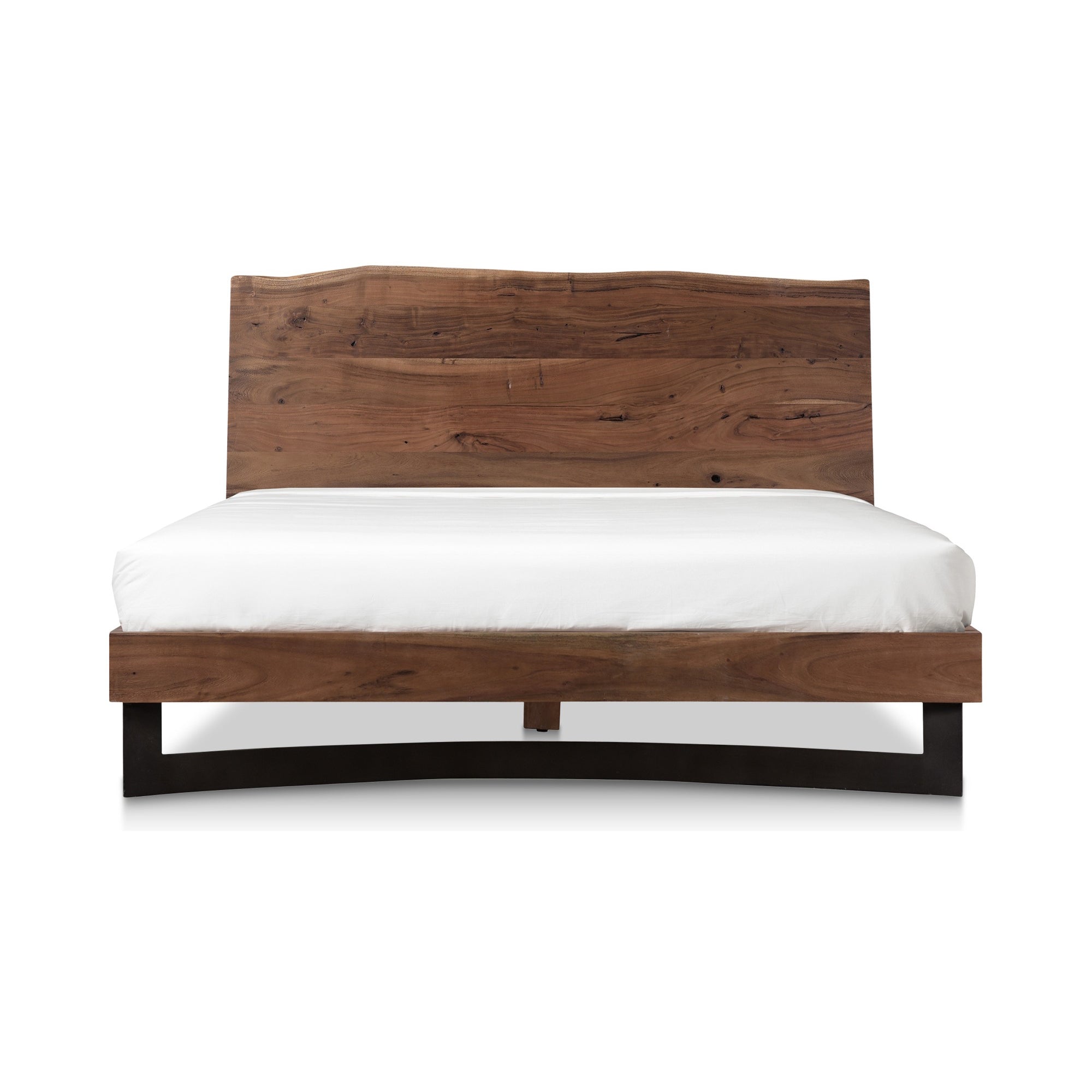 Moe's Home Collection Bent Live Edge Acacia Queen Size Bed - Image 2