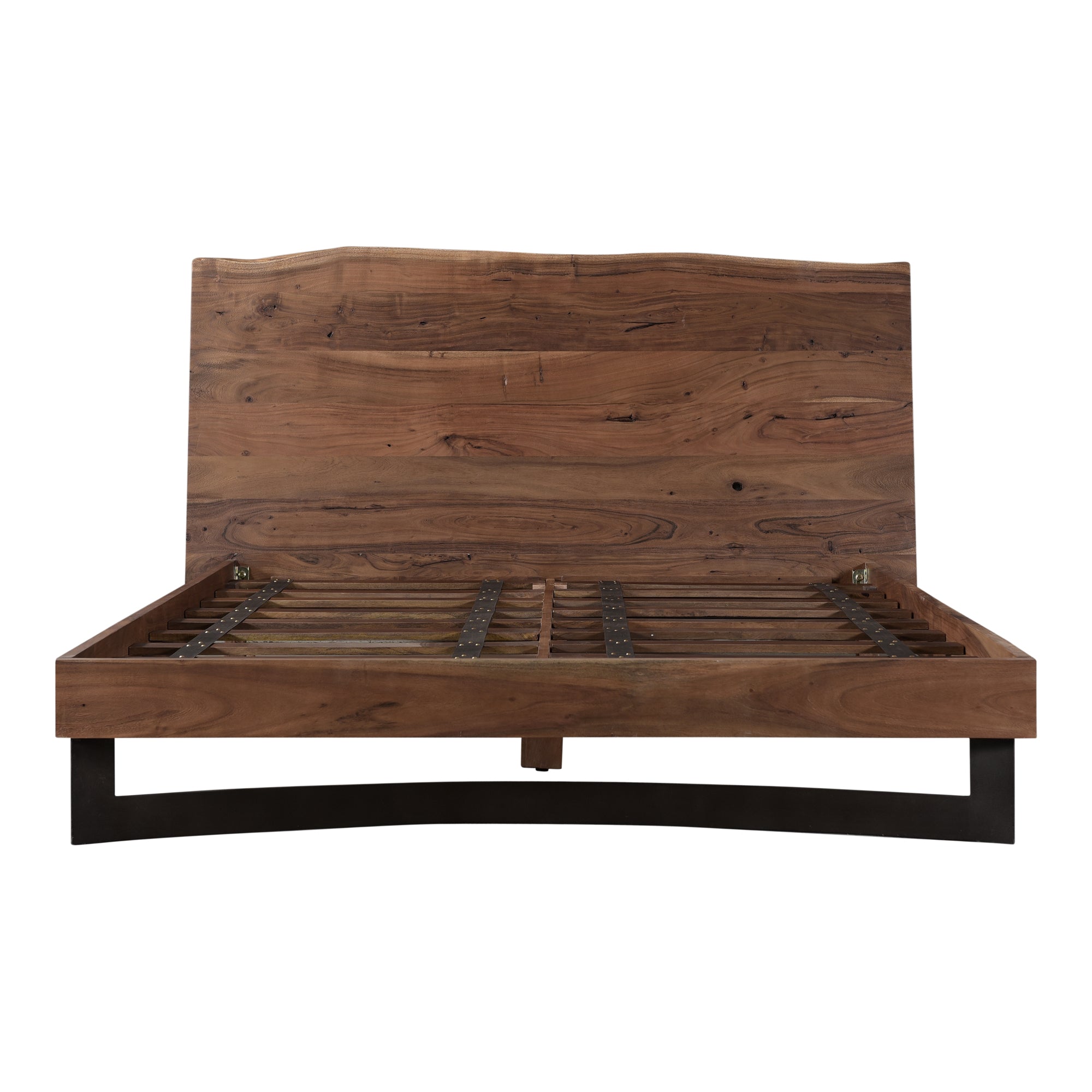 Moe's Home Collection Bent Live Edge Acacia Queen Size Bed - Image 3