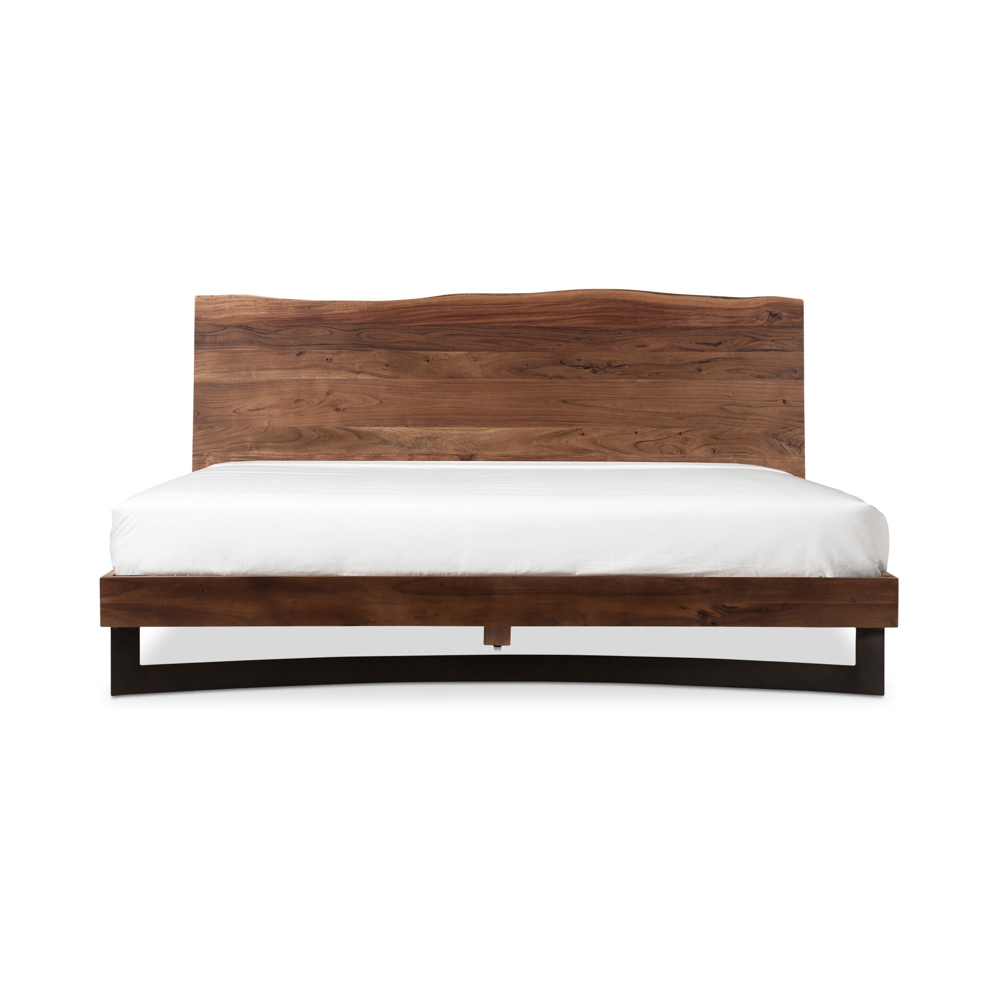 Moe's Home Collection Bent Live Edge Acacia King Size Bed - Image 2
