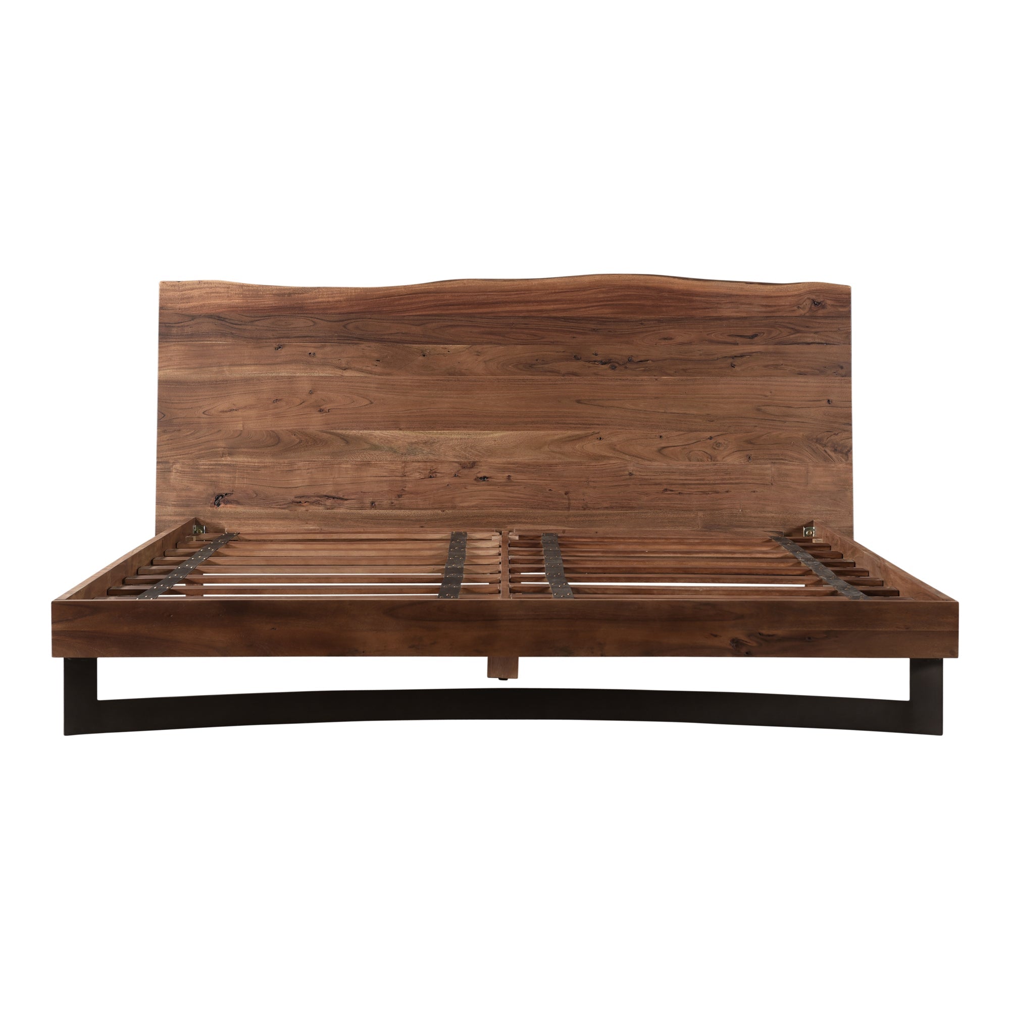 Moe's Home Collection Bent Live Edge Acacia King Size Bed - Image 3