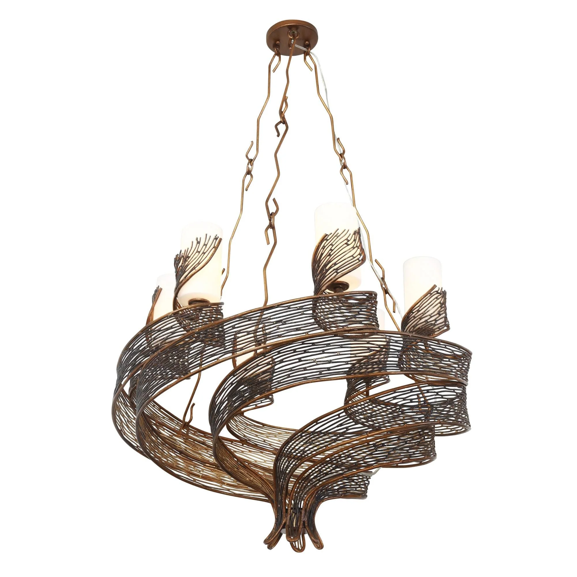 Varaluz Flow 29 Inch 6 Light Chandelier Cp37972 - Image 3