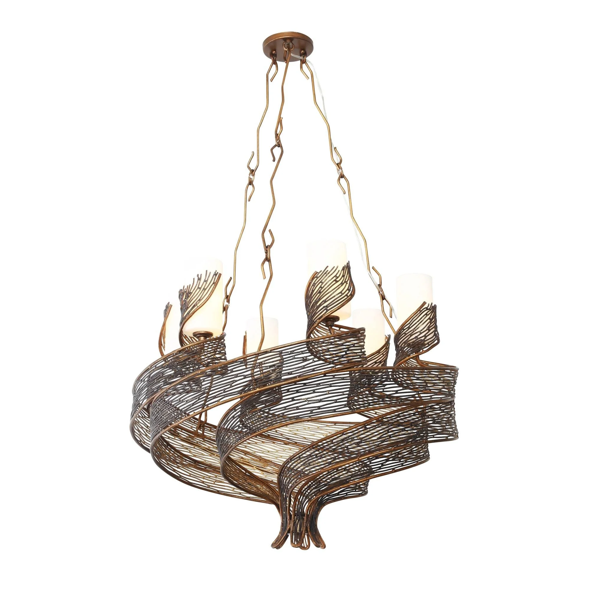 Varaluz Flow 29 Inch 6 Light Chandelier Cp37972 - Image 2