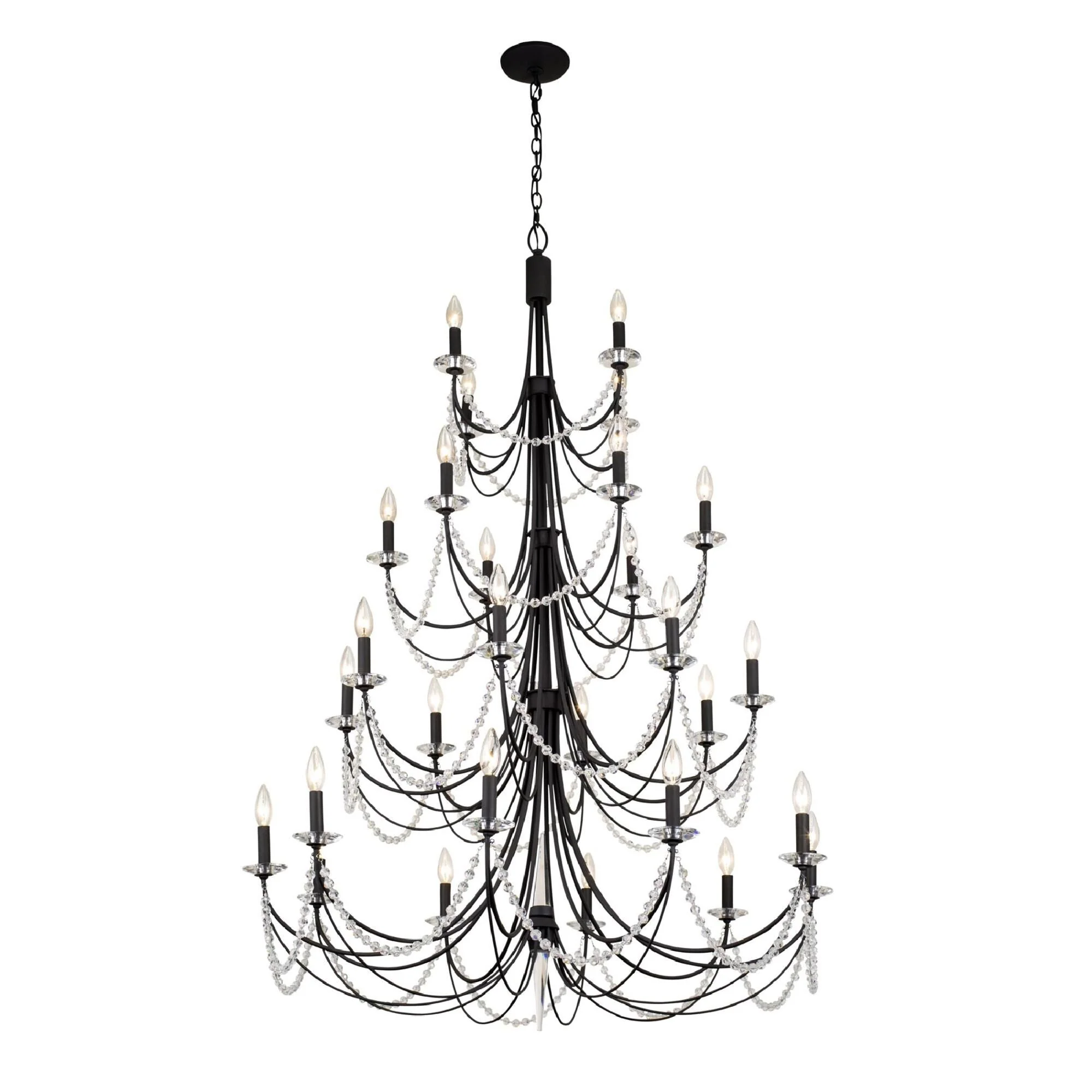 Varaluz Brentwood 40 Inch 28 Light Chandelier Cp544460 - Image 2