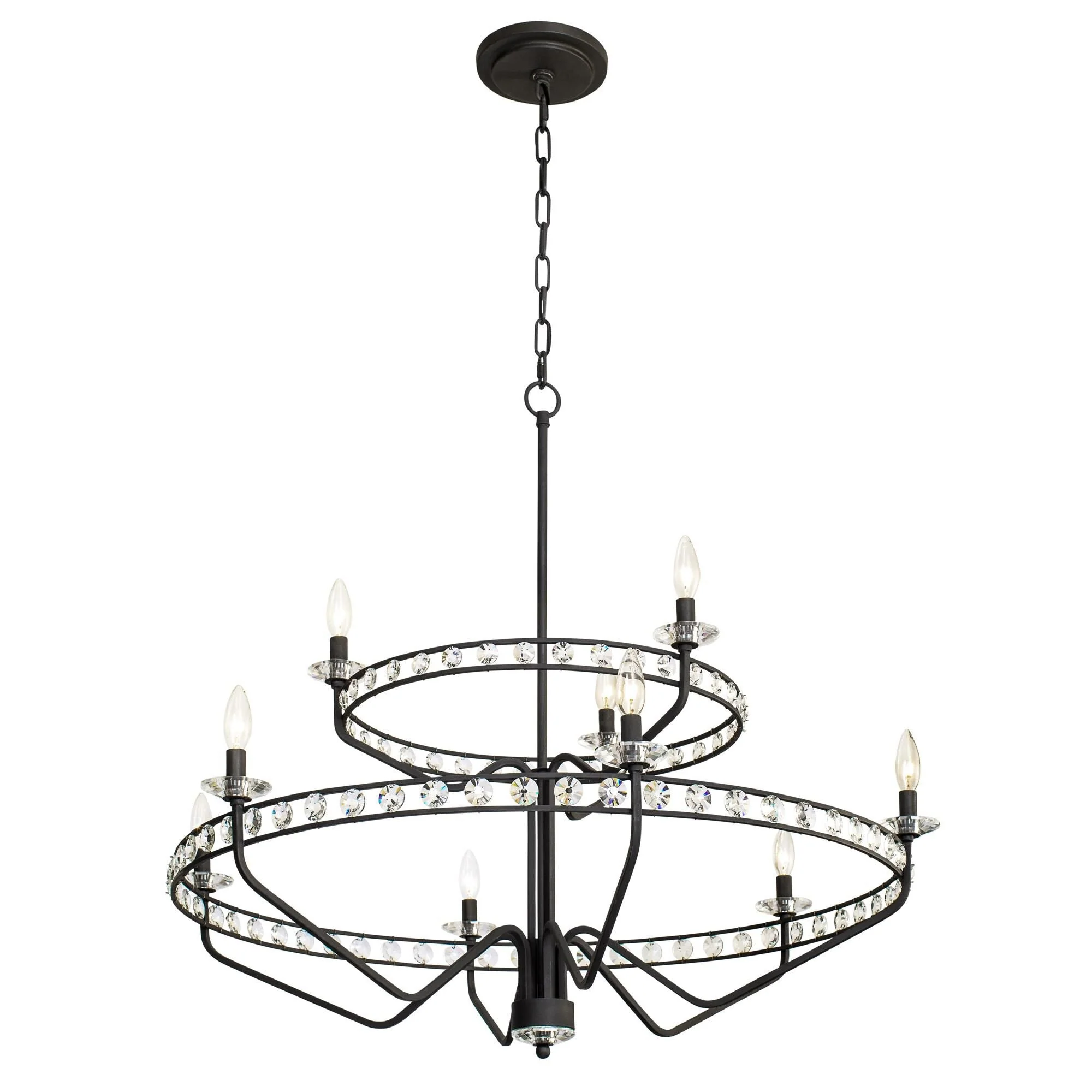 Varaluz Monroe 40 Inch 9 Light Chandelier Cp749240 - Image 2