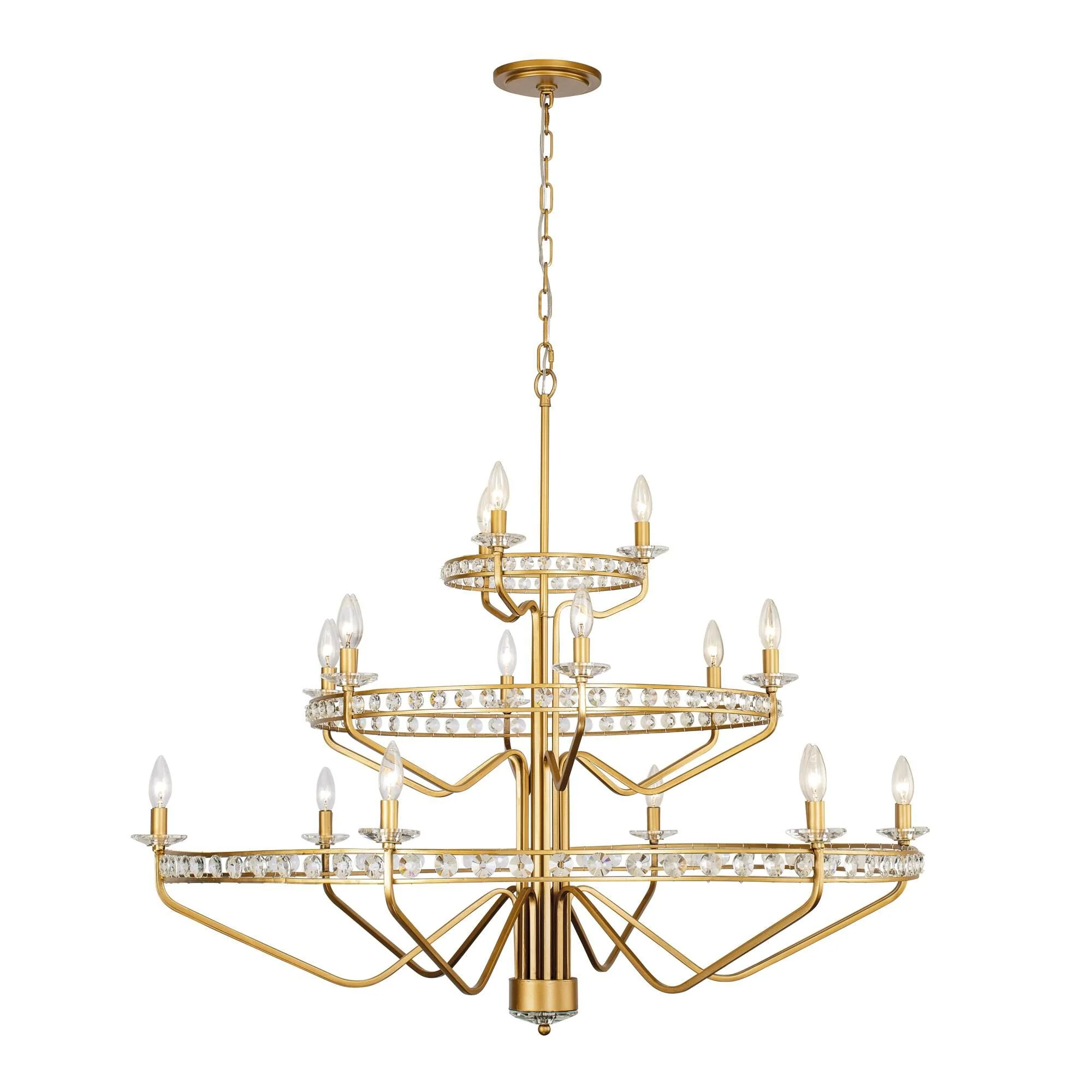 Varaluz Monroe 47 Inch 15 Light Chandelier Cp749243 - Image 1