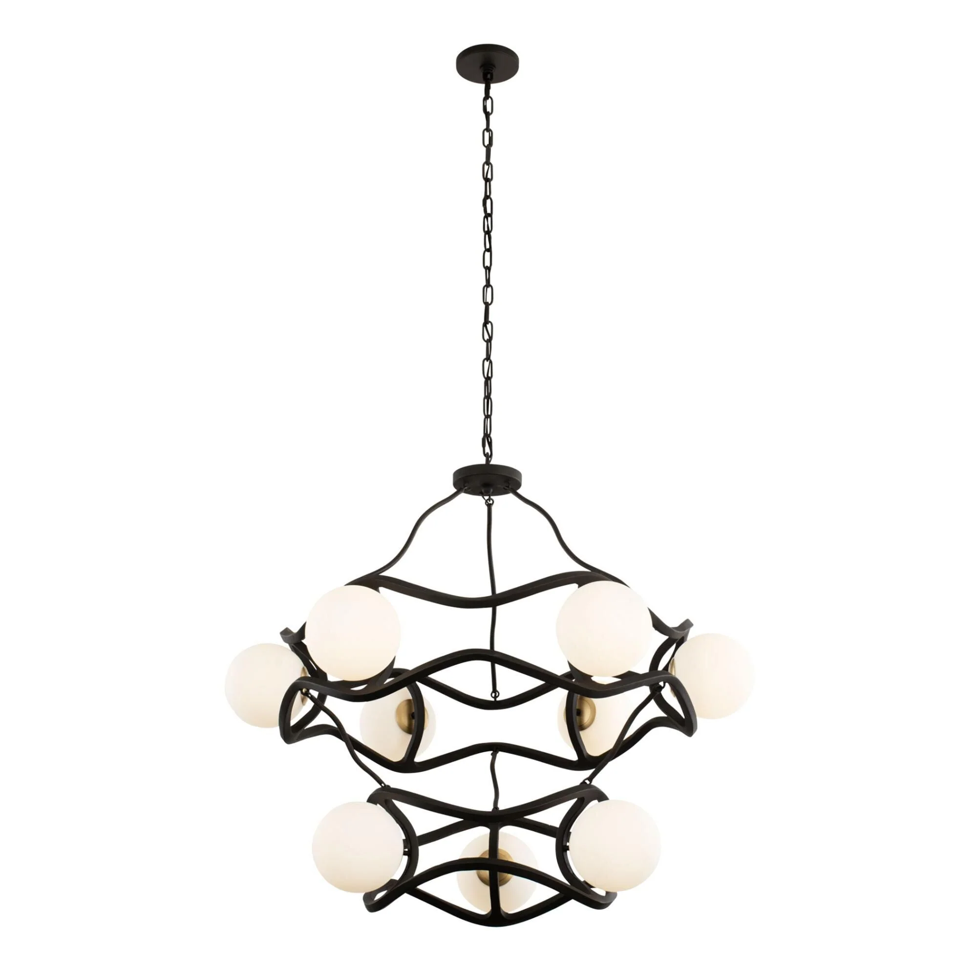 Varaluz Black Betty 36 Inch 9 Light Chandelier Cp769222 - Image 2