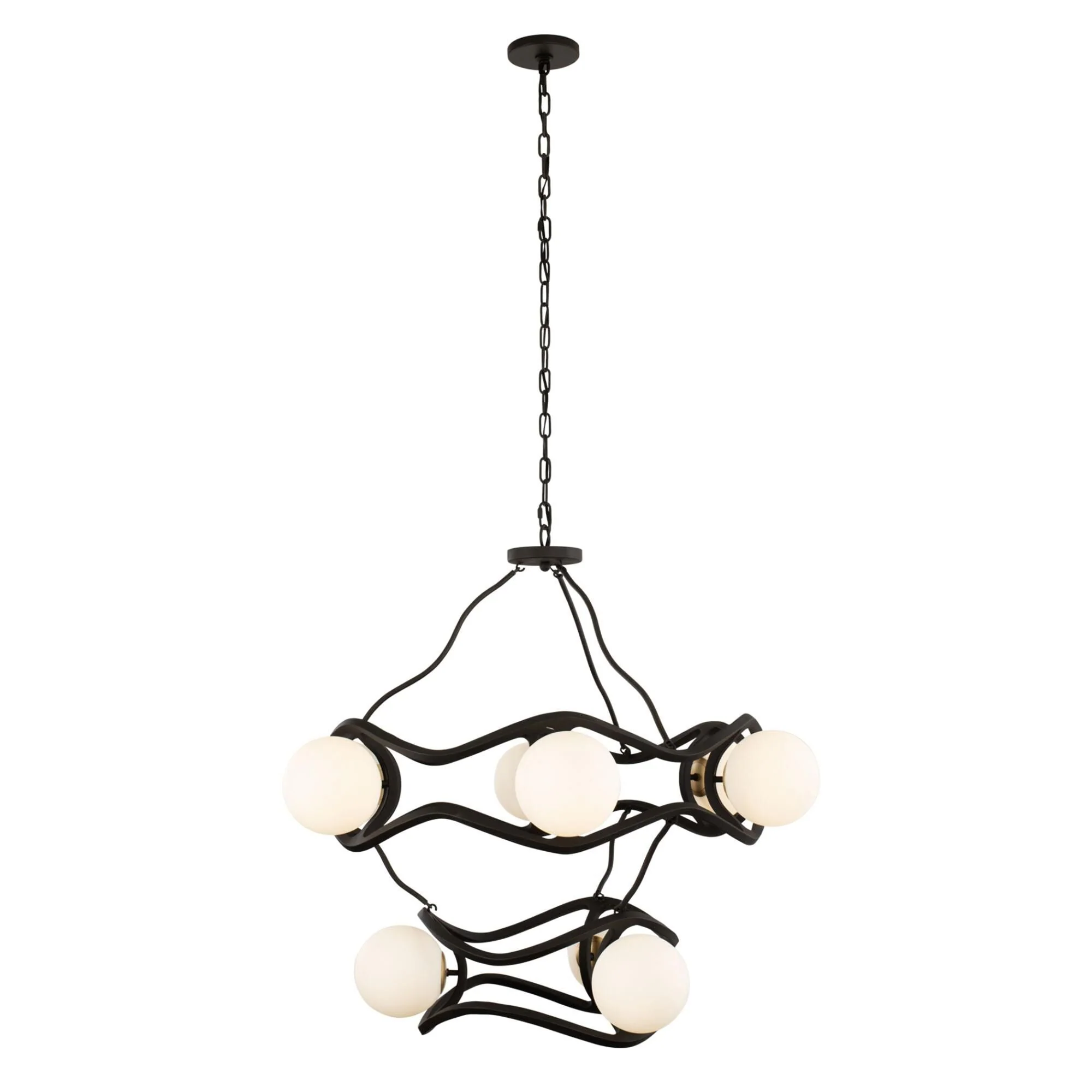 Varaluz Black Betty 36 Inch 9 Light Chandelier Cp769222 - Image 3