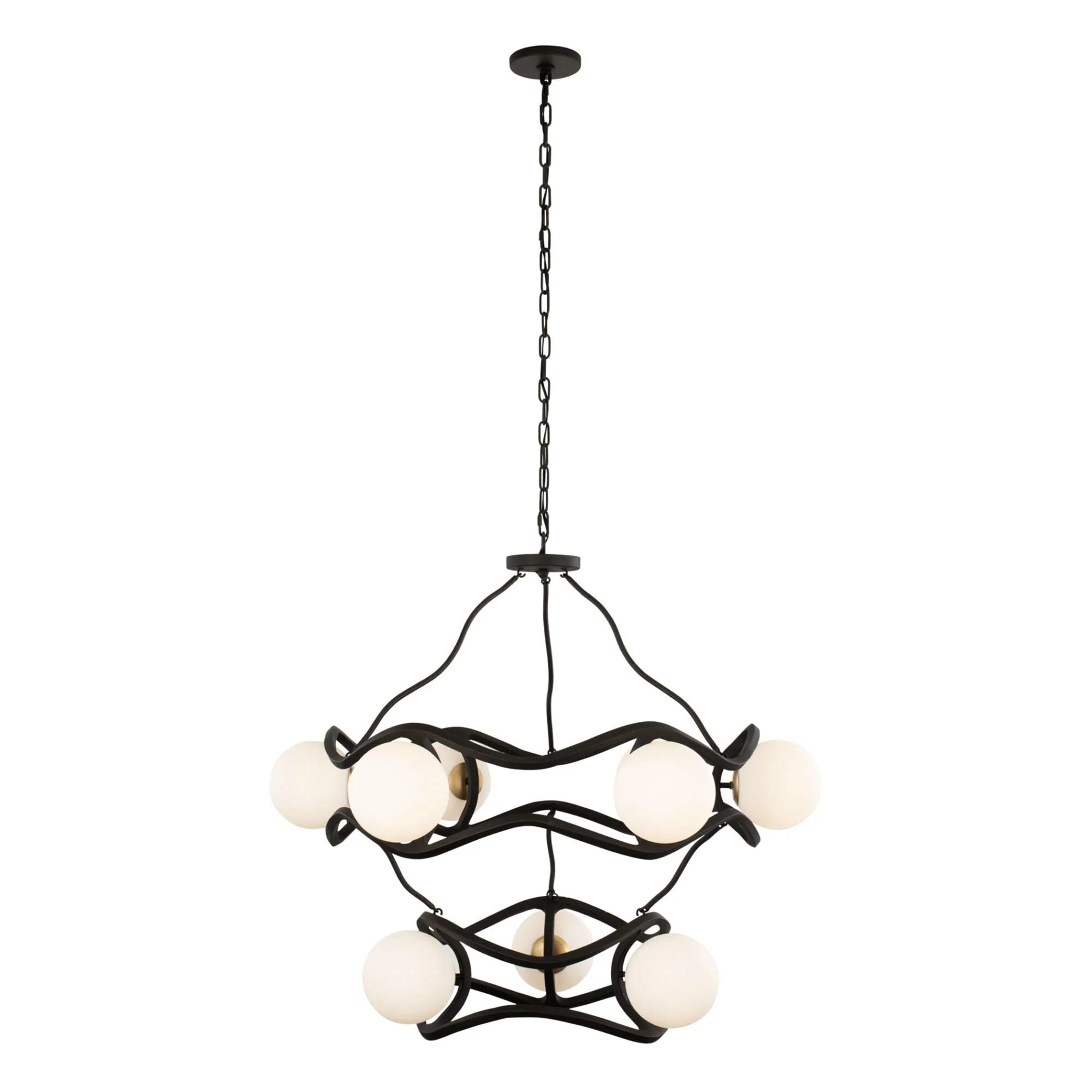 Varaluz Black Betty 36 Inch 9 Light Chandelier Cp769222 - Image 1