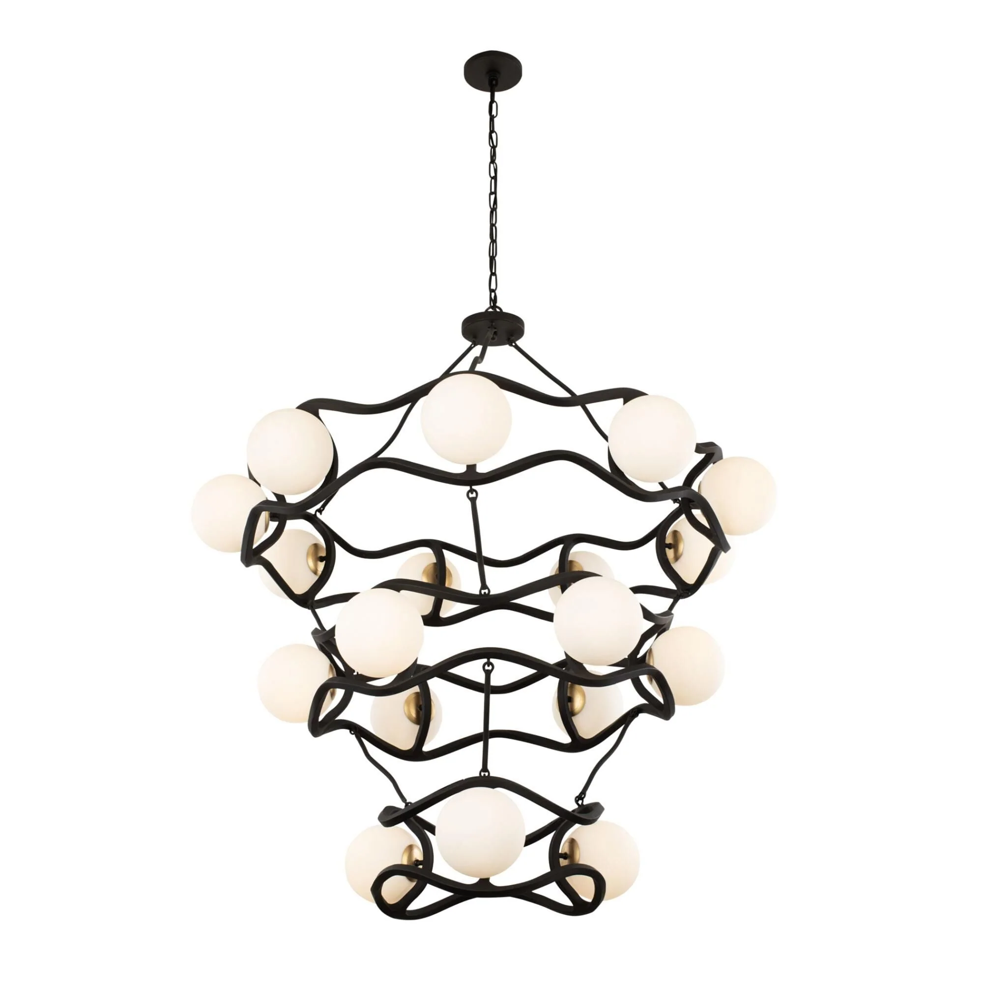 Varaluz Black Betty 43 Inch 18 Light Chandelier Cp769223 - Image 2