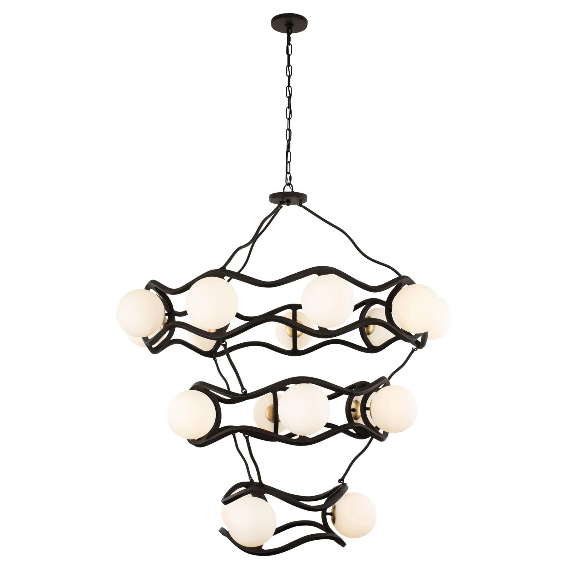 Varaluz Black Betty 43 Inch 18 Light Chandelier Cp769223 - Image 3