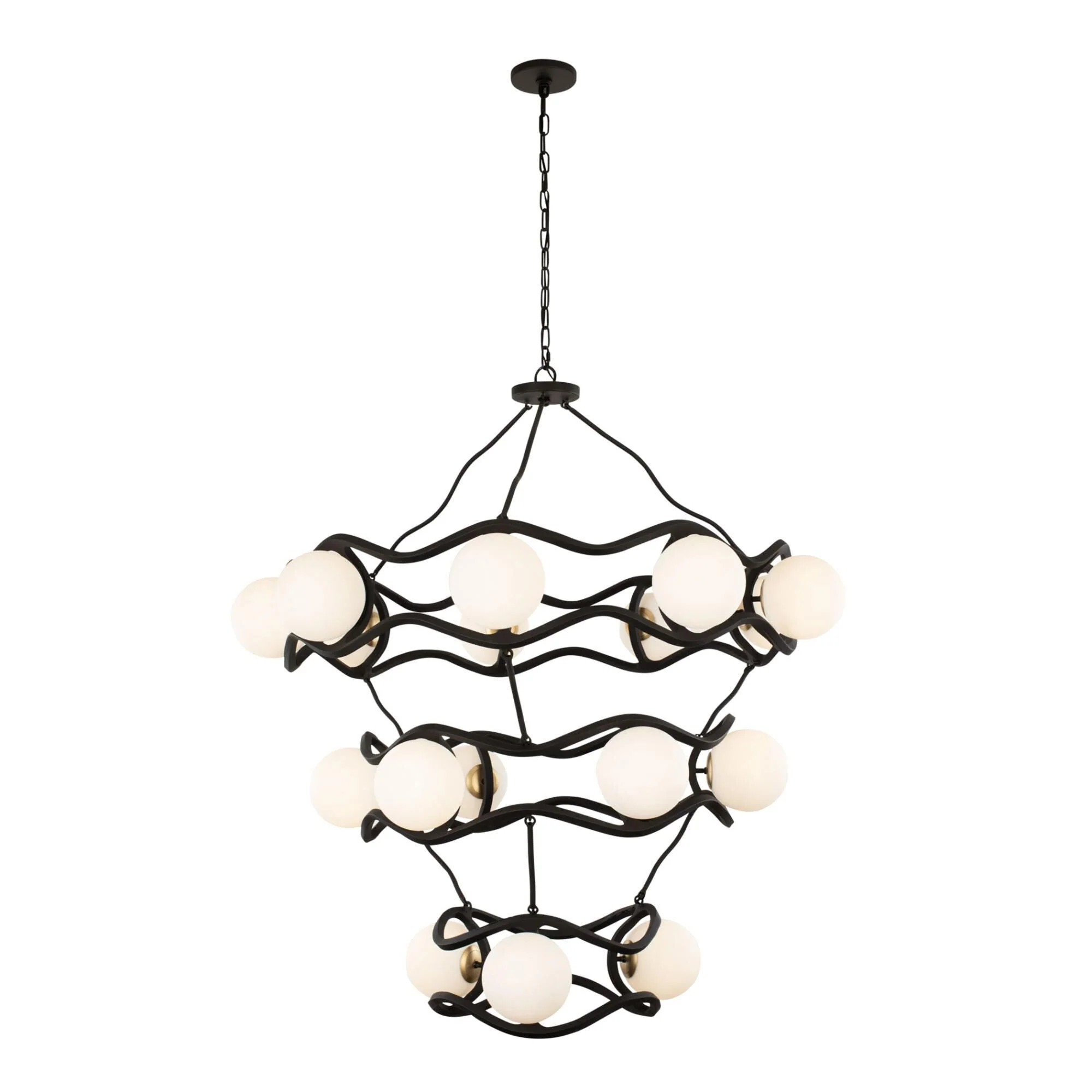 Varaluz Black Betty 43 Inch 18 Light Chandelier Cp769223 - Image 1