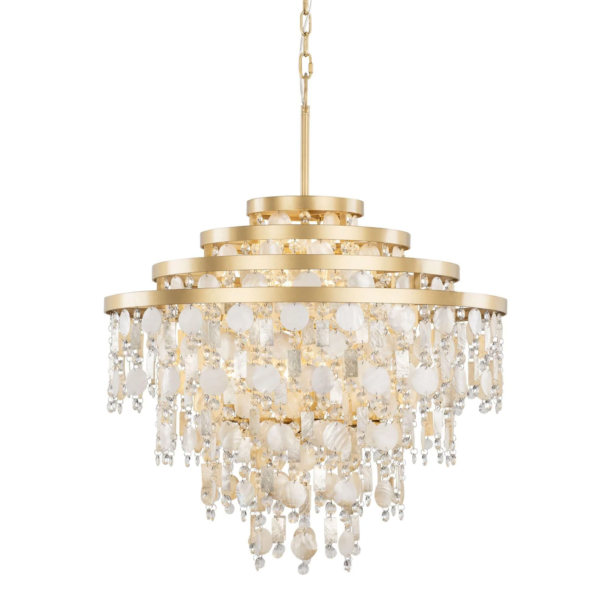 Varaluz Kalani 28 Inch 10 Light Chandelier Cp782854 - Image 1