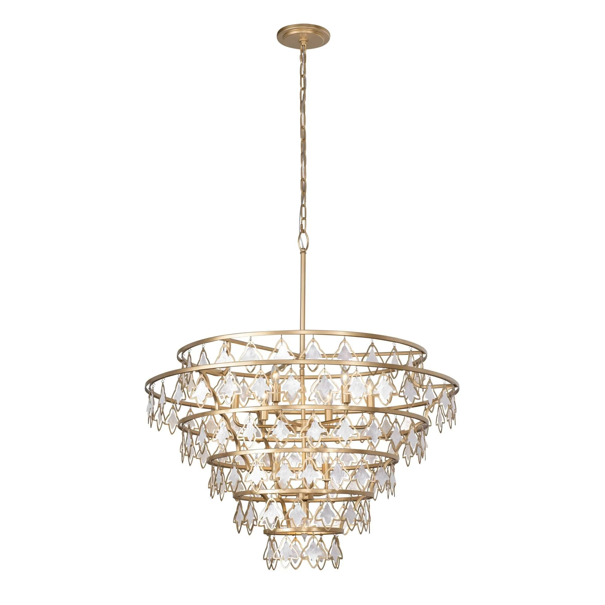 Varaluz Fleur 36 Inch 10 Light Chandelier Cp791455 - Image 2