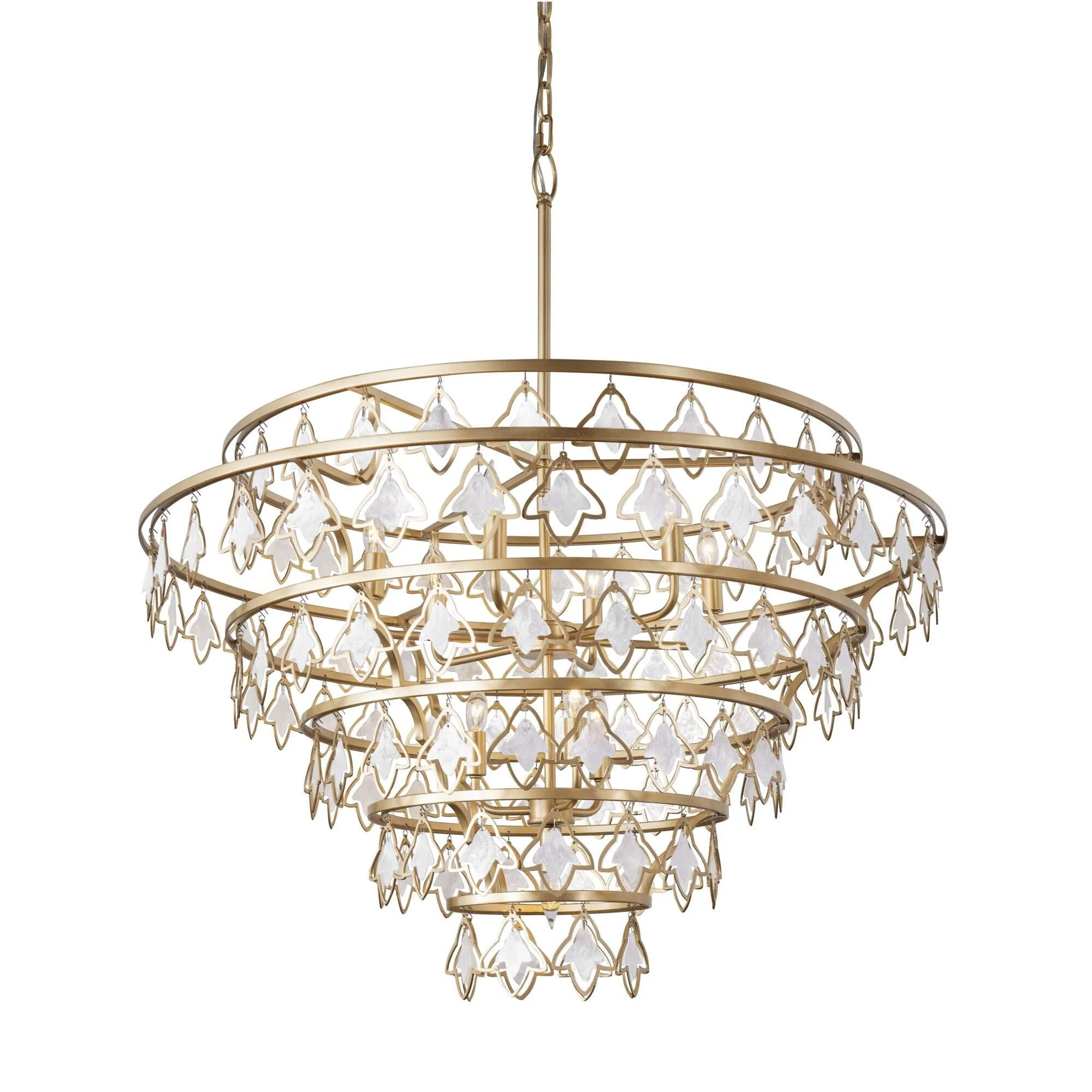 Varaluz Fleur 36 Inch 10 Light Chandelier Cp791455 - Image 1