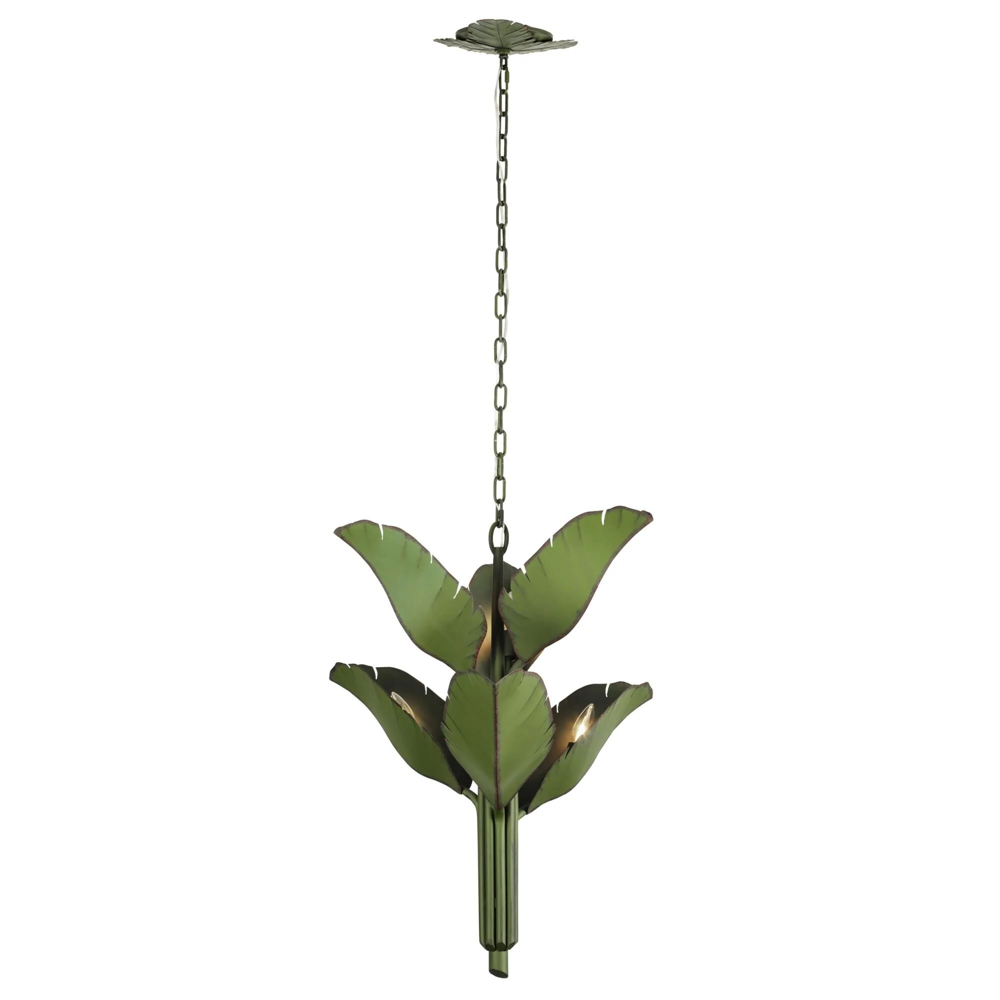 Varaluz Banana Leaf 25 Inch 6 Light Chandelier Cp441062 - Image 3