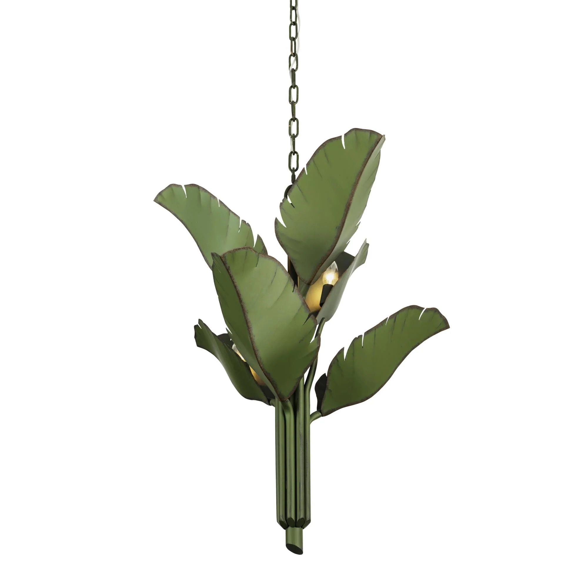 Varaluz Banana Leaf 25 Inch 6 Light Chandelier Cp441062 - Image 1