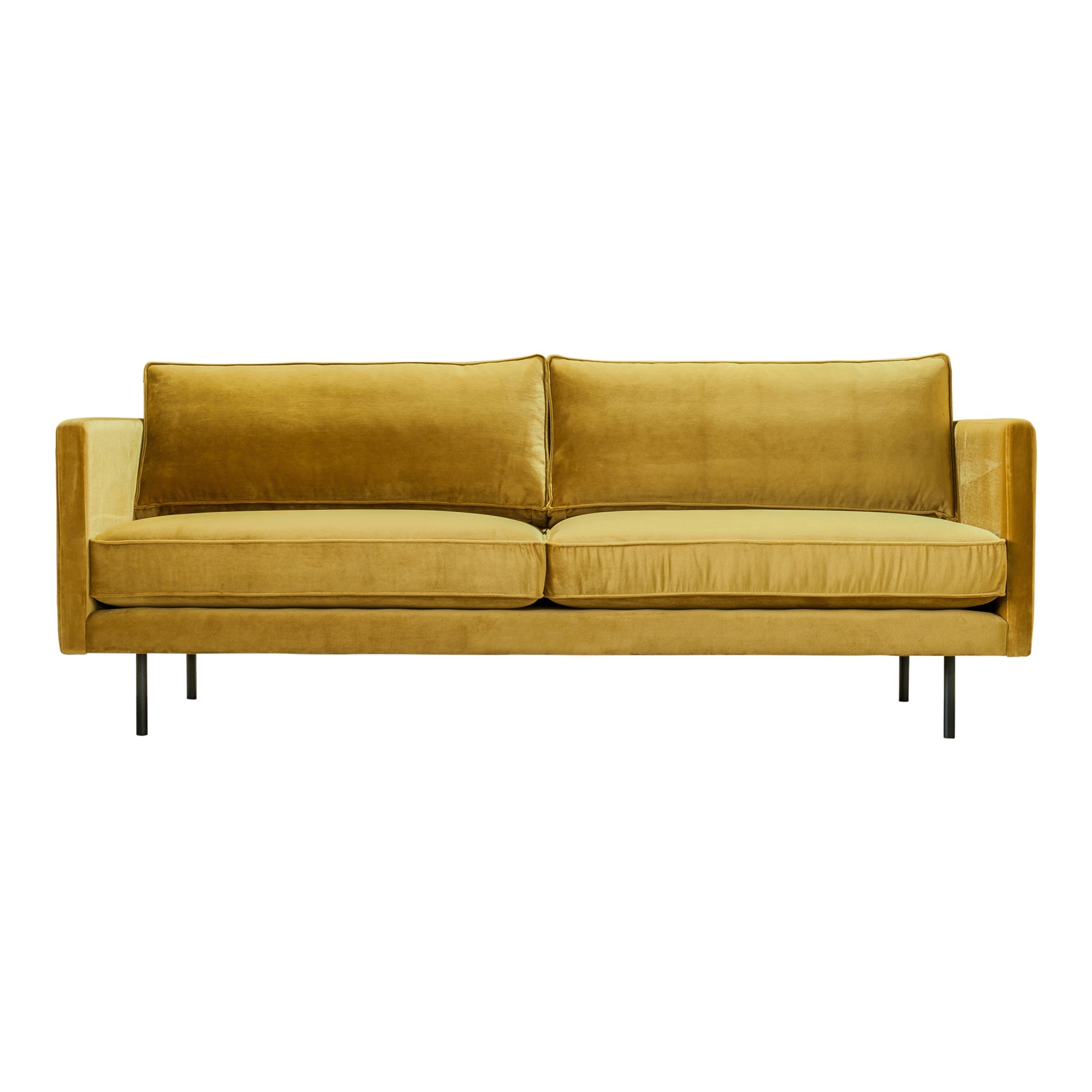 Moe's Home Collection Raphael Yellow Sofa - Image 3