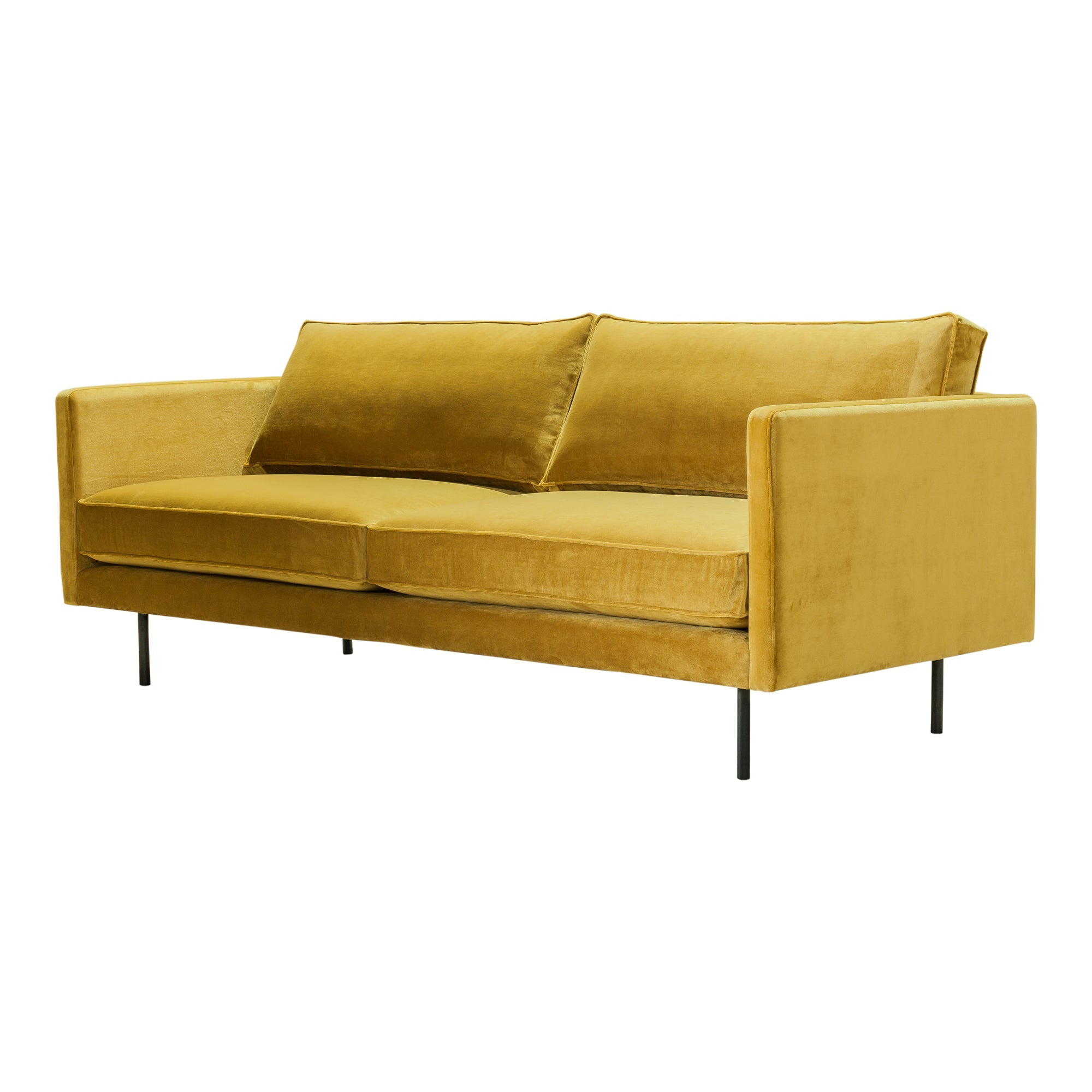 Moe's Home Collection Raphael Yellow Sofa - Image 2
