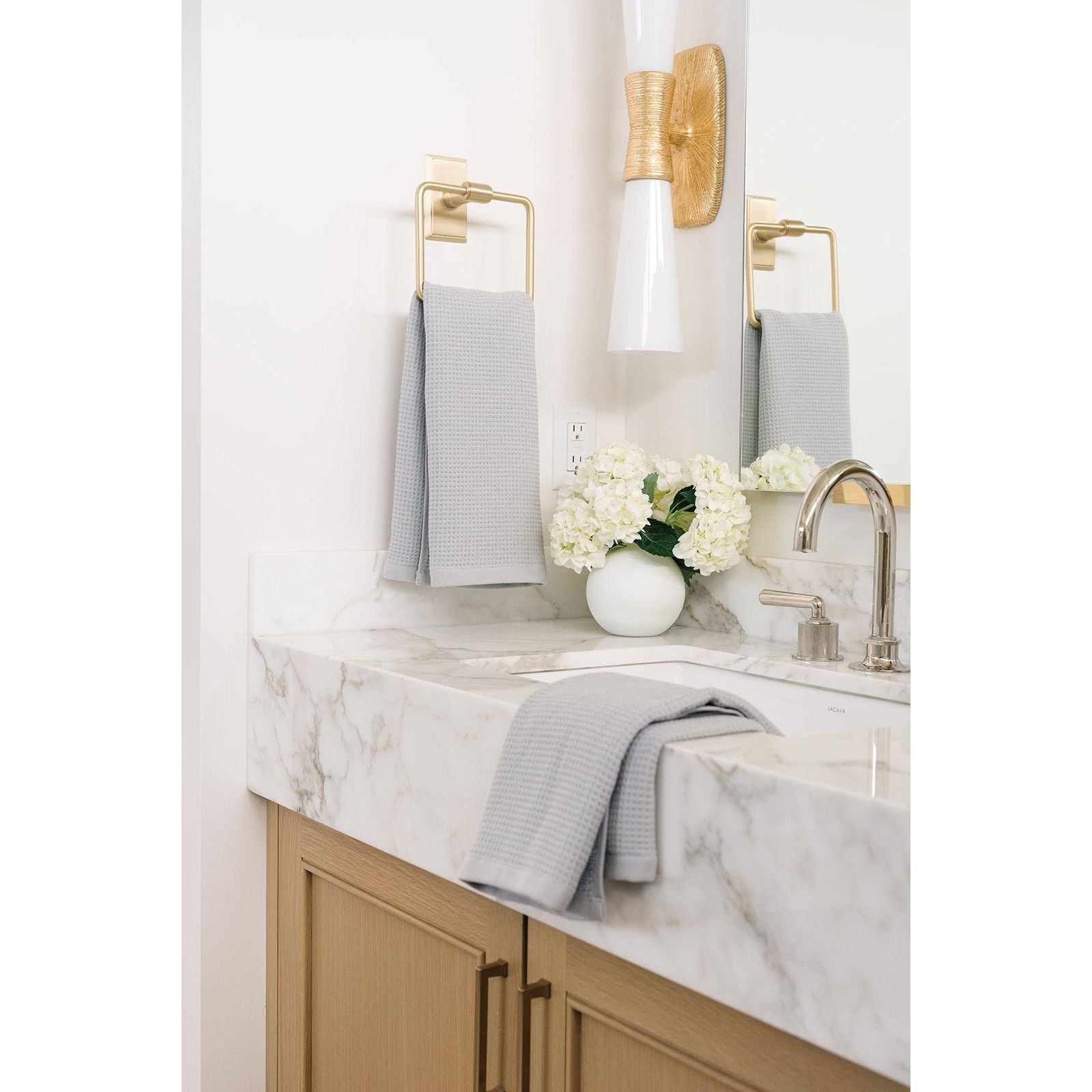 Cozy Earth Waffle Hand Towels ~ Set of 2 Towels - Image 3