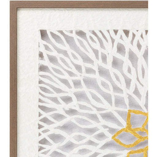 Surya Wall Decor & Mirrors Kaagaz Modern Framed Wall Art KAG-002 - Image 3