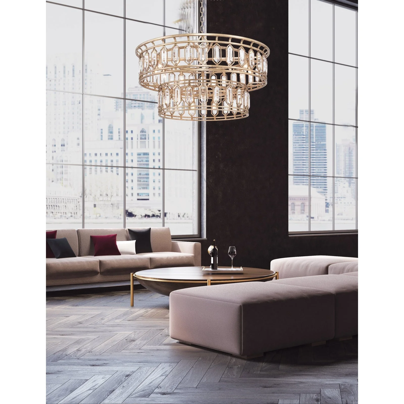 Fine Art Westminster 42" Round Pendant 890140 - Image 3