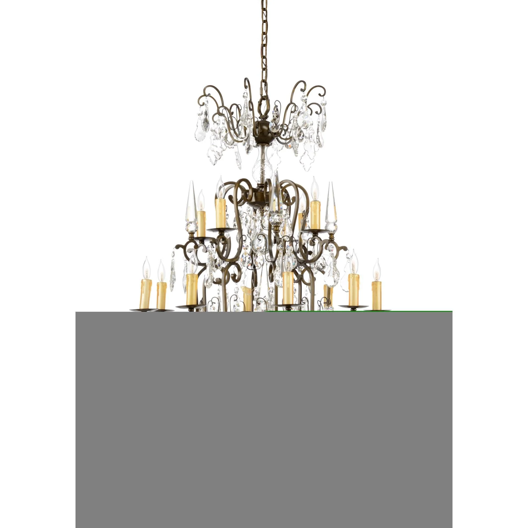 Wildwood Esmerado 33 Inch 12 Light Chandelier Cp12714 - Image 1