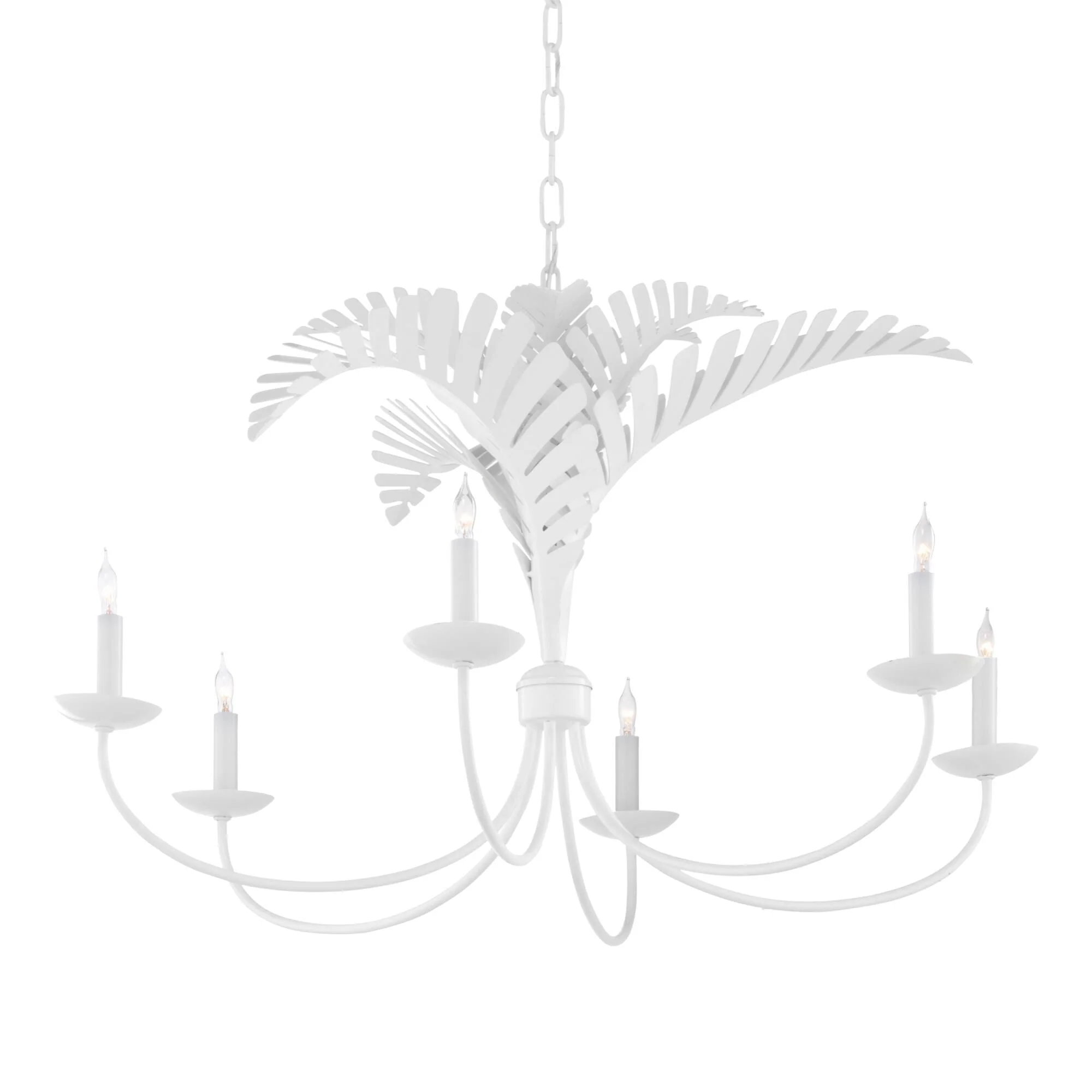 Wildwood Meg Braff Royal Palm 24 Inch 6 Light Chandelier Cp770004